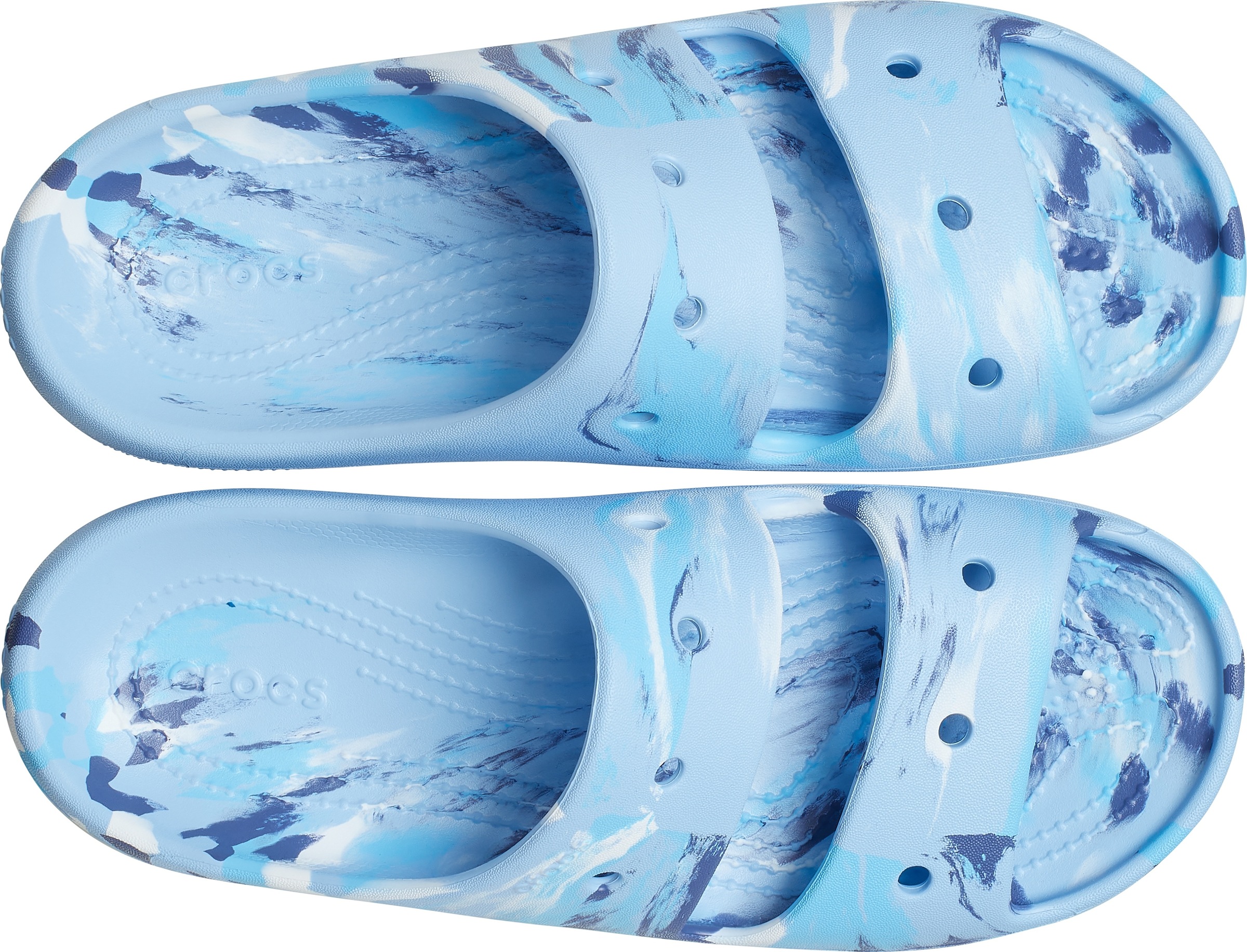 Crocs Pantolette »Classic Marbled Sandal«, mit Tieffußbett