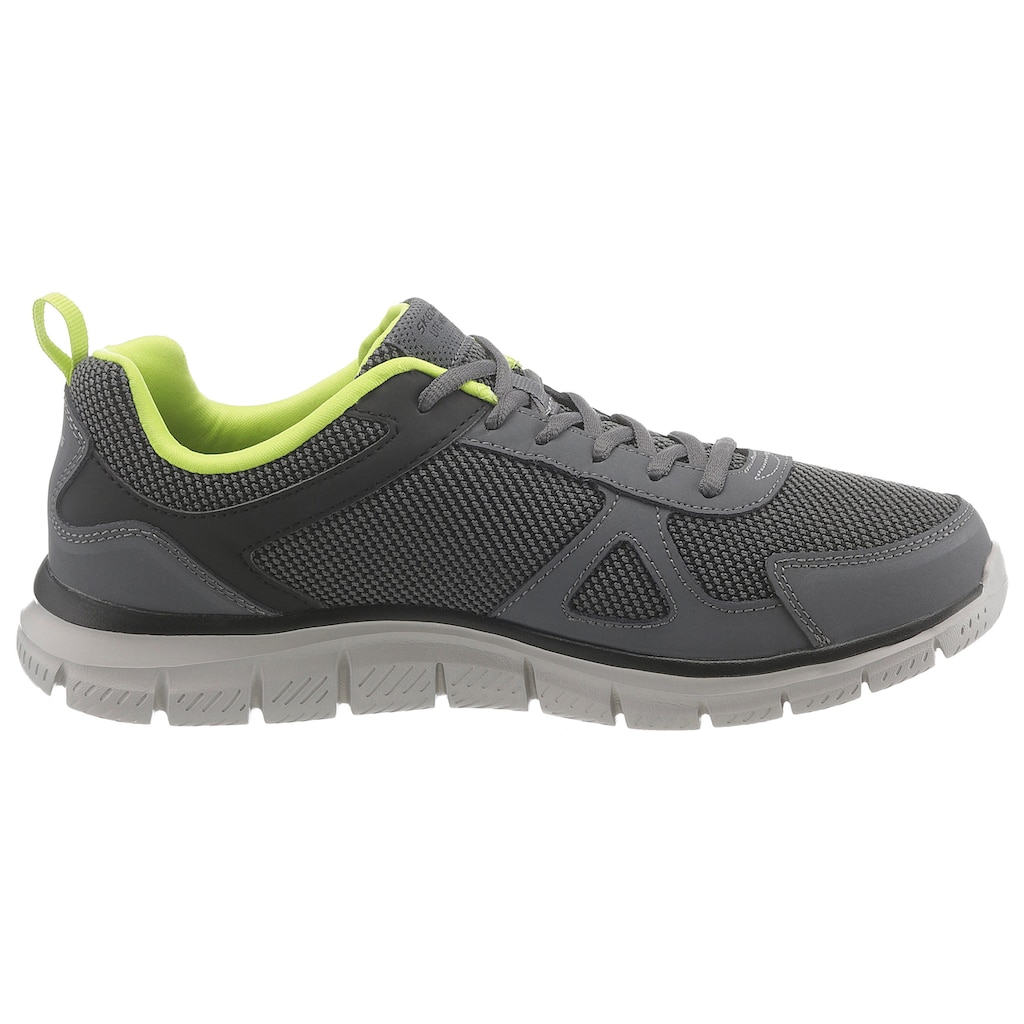 Skechers Sneaker »Track«, mit seitlichem Logo, Freizeitschuh, Halbschuh, Schnürschuh