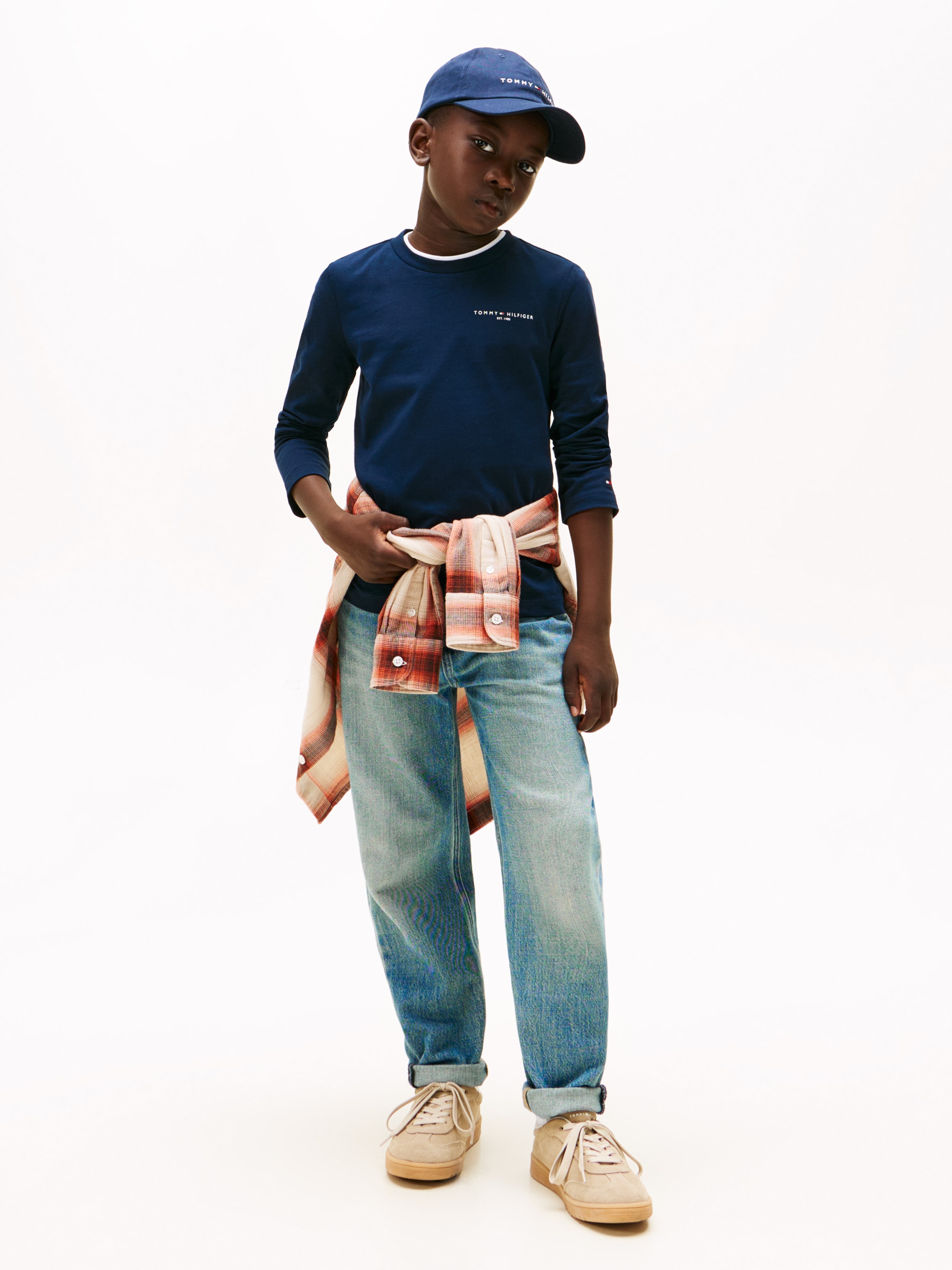 Tommy Hilfiger Langarmshirt »MINI CORP T-SHIRT LS«, Kinder bis 16 Jahre