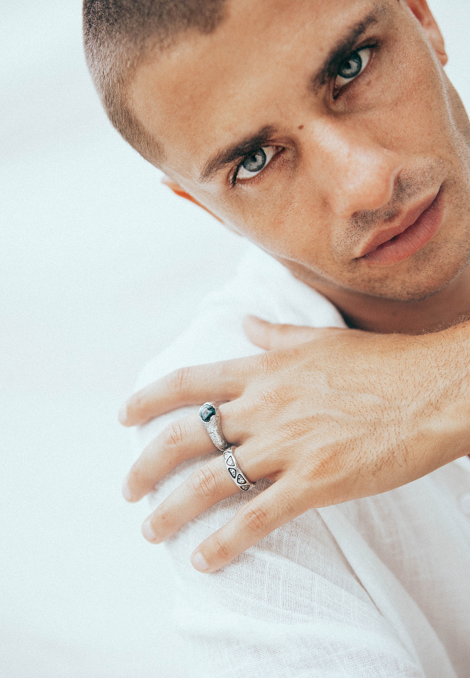 HAZE & GLORY Silberring »Ring Bandring Dreieck Symbol 925 Silber«