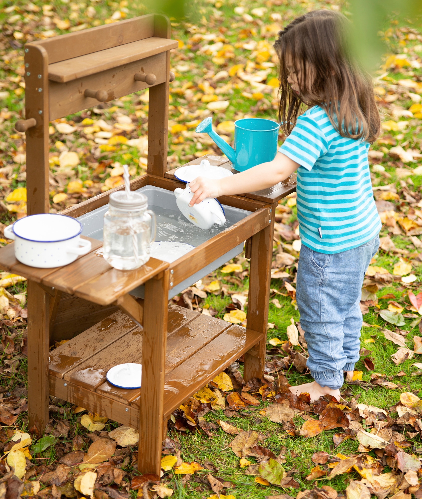 roba® Outdoor-Spielküche »Matschküche MIDI«, braun