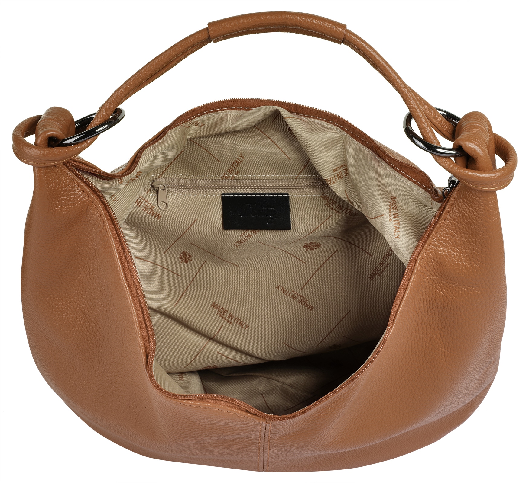 Cluty Shopper, echt Leder, Made in Italy