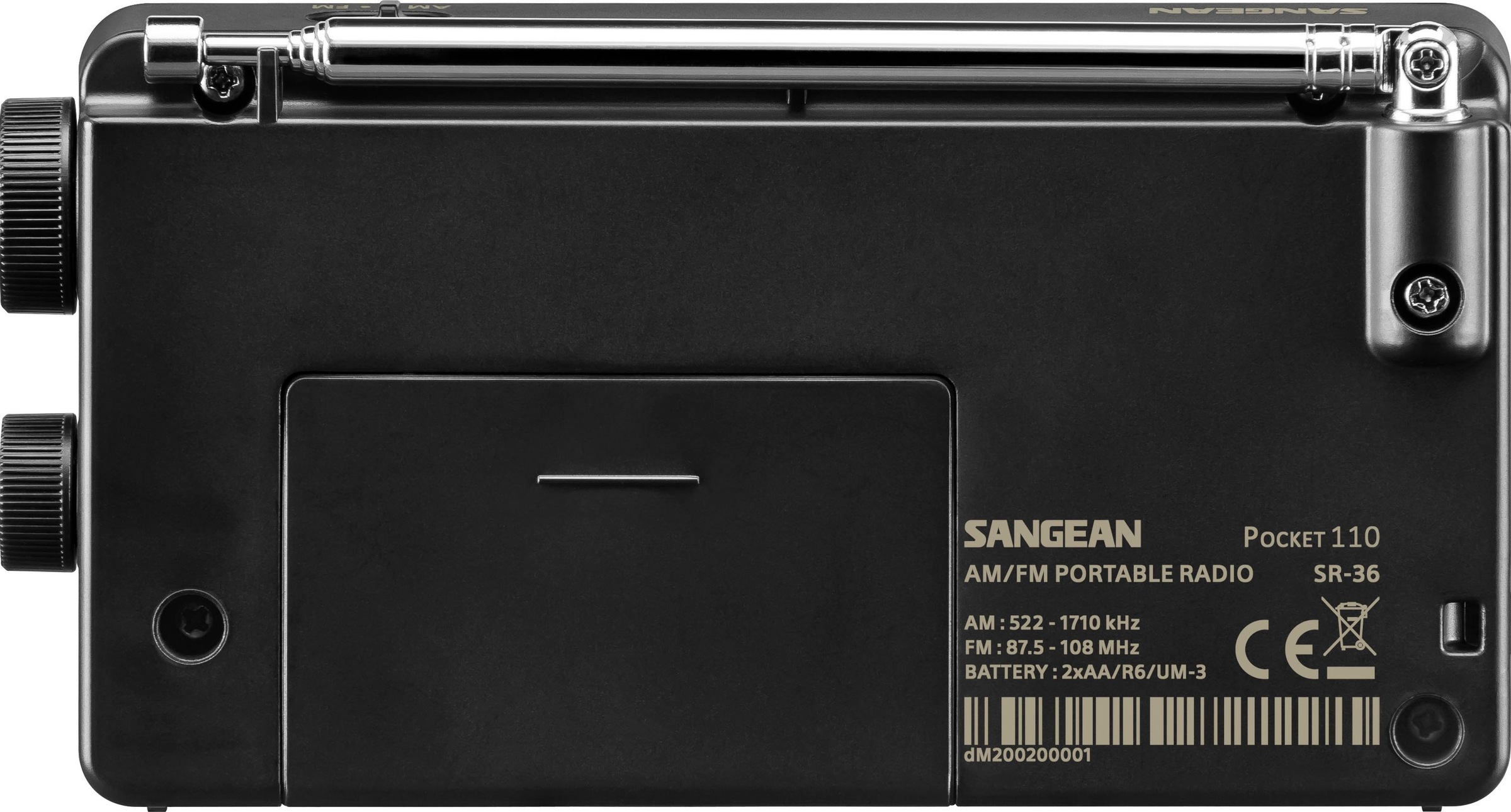 Sangean Radio »SANGEAN Pocket 110 SR-36«, (AM-Tuner-FM-Tuner)