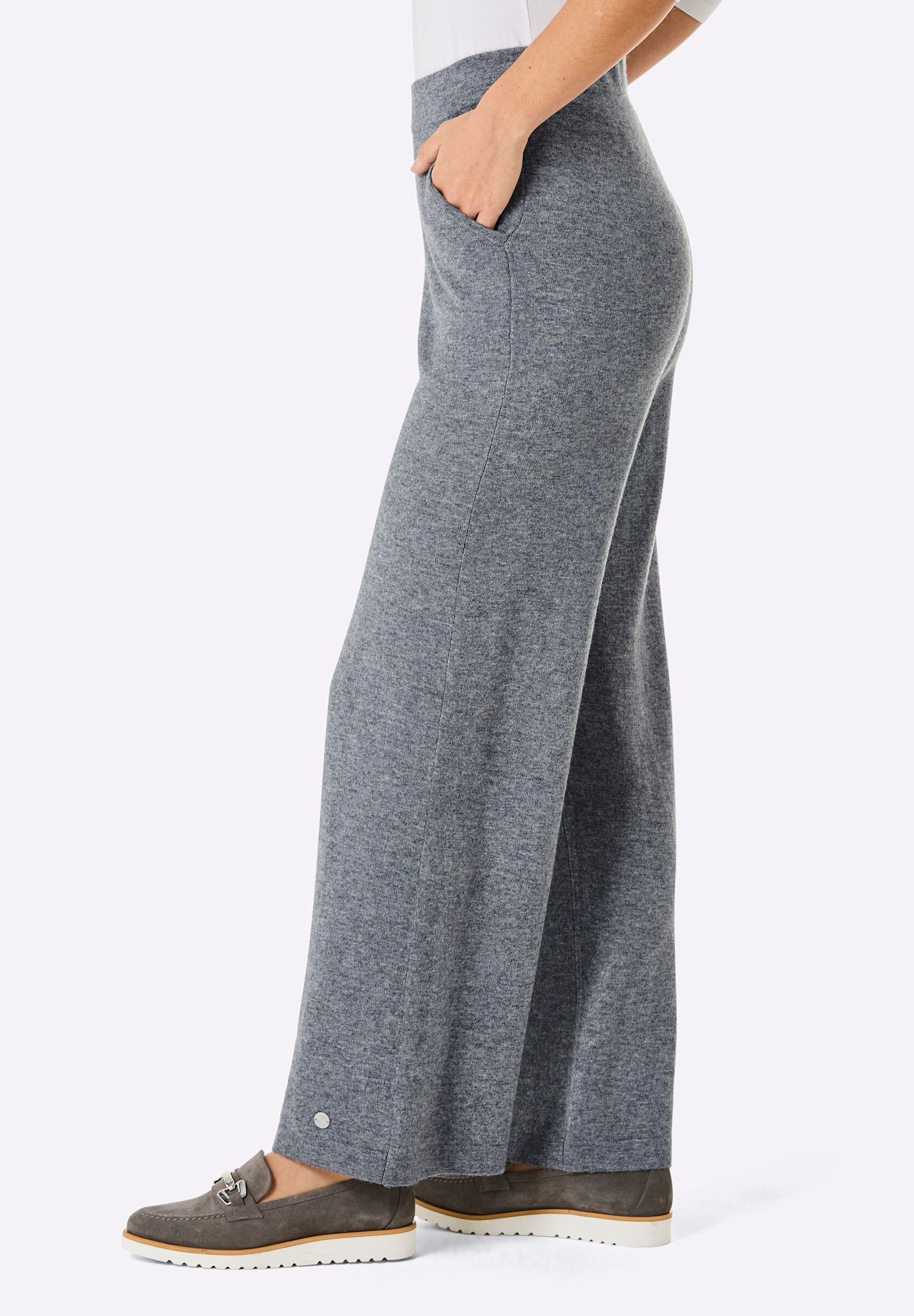 creation L Schlupfhose »Kaschmir-Merino-Strickhose Strickhose mit 90% Schurwolle und 10% Kaschmir«