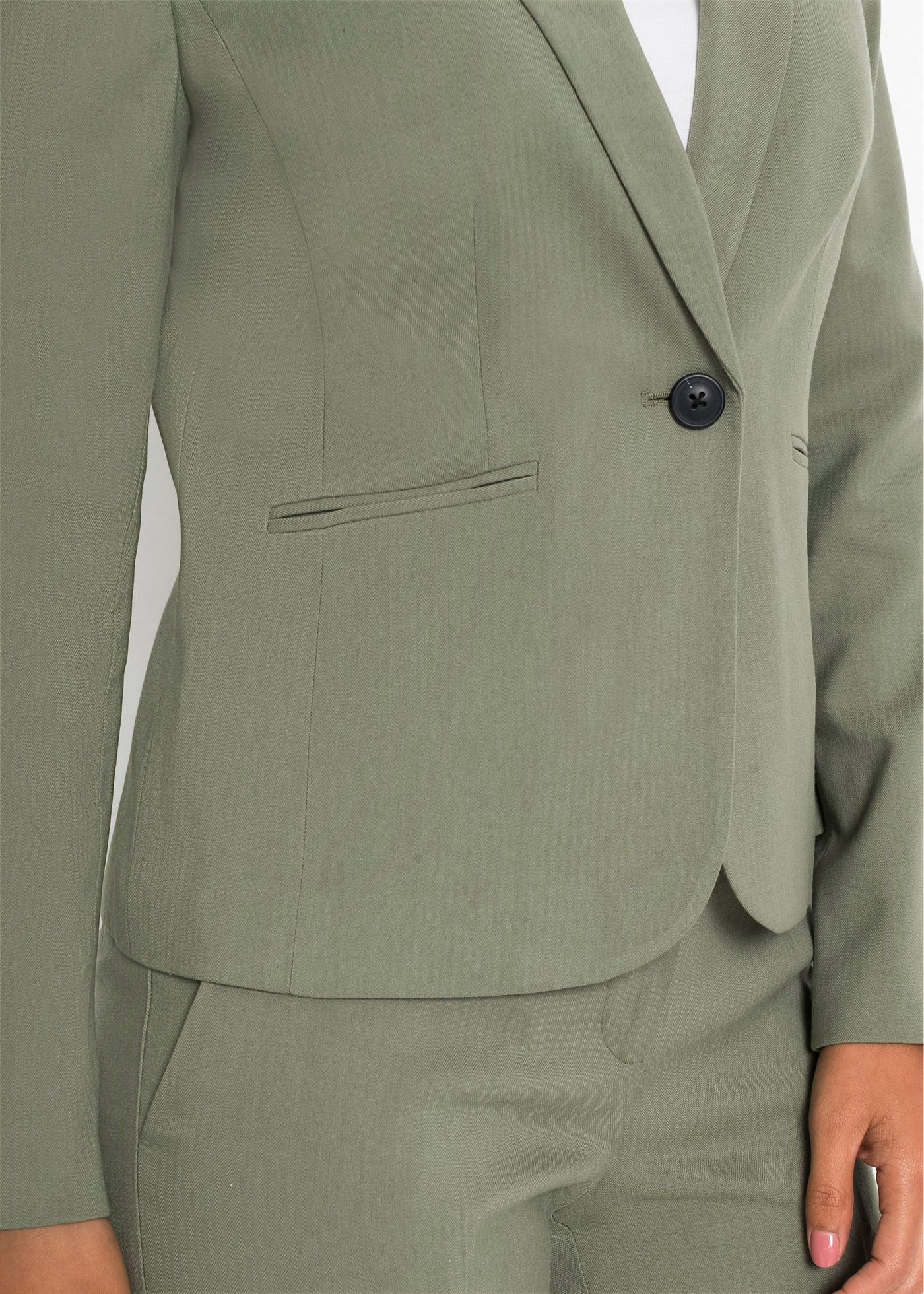 bonprix Jackenblazer »Blazer« für stilvollen Auftritt, schmale Passform, voll gefüttert