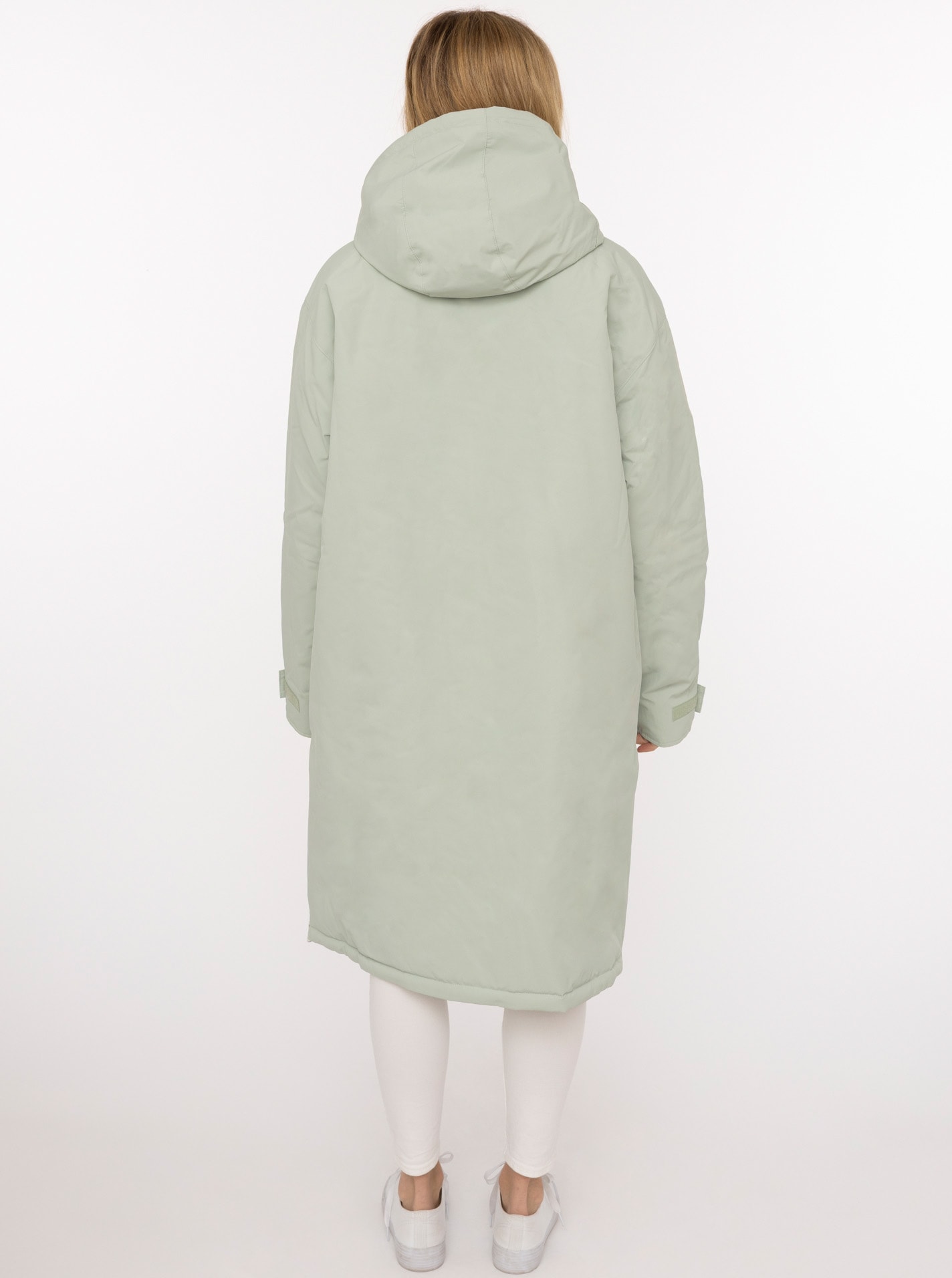 Zwillingsherz Kurzmantel »"Oversize Windjacke ZH"« Kapuze, Reißverschluss, seitliche Taschen, leicht wattiert