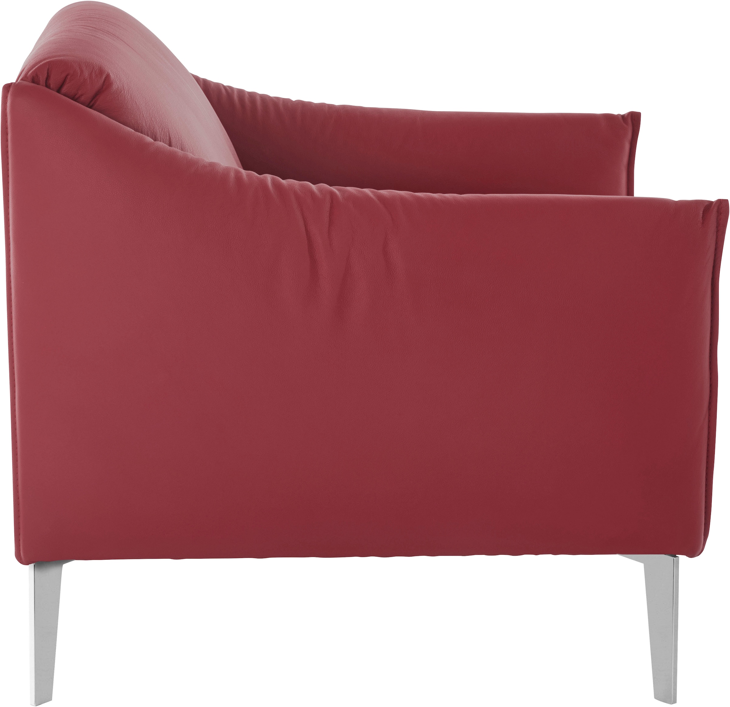 W.SCHILLIG Cocktailsessel »sally Designsessel, Loungesessel,« mit Metall-Winkelfüßen in Chrom glänzend