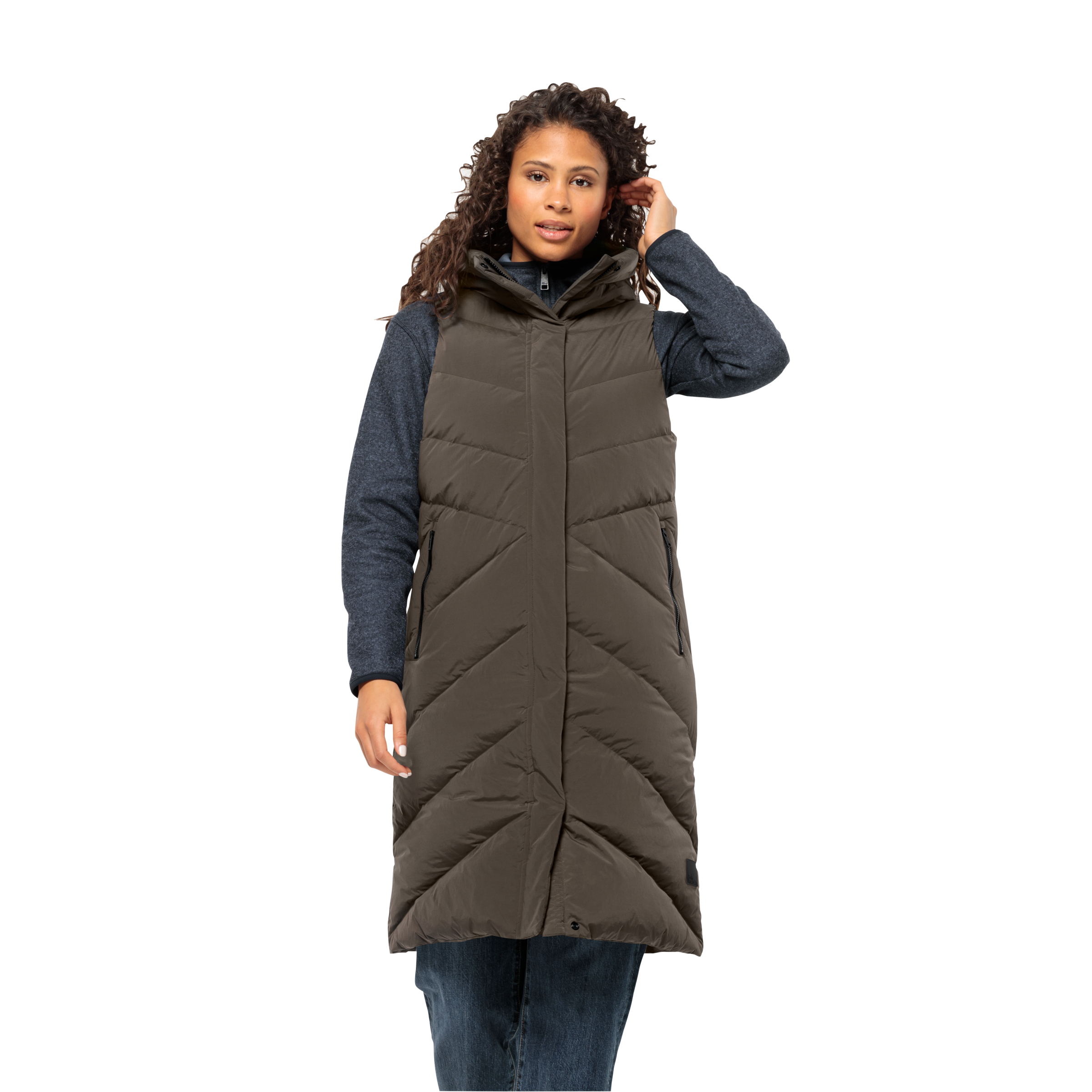 Jack Wolfskin Funktionsweste »MARIENPLATZ VEST W«, mit Kapuze