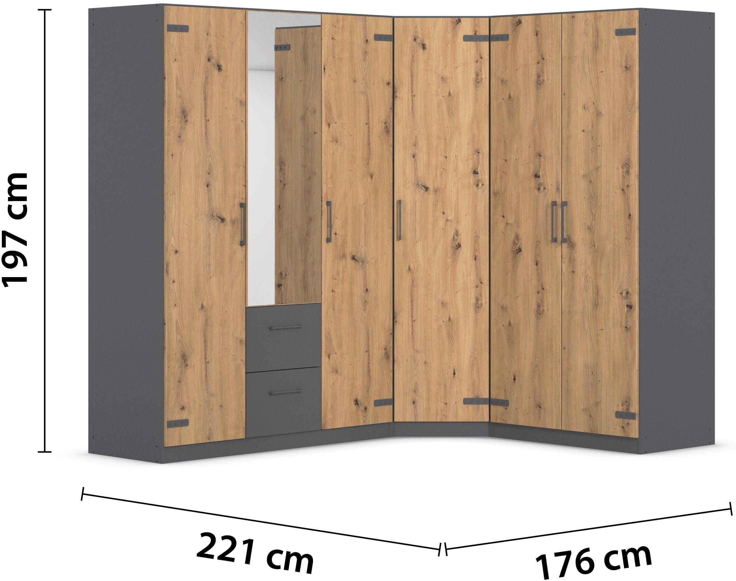 rauch Schrank-Set »Holmes«