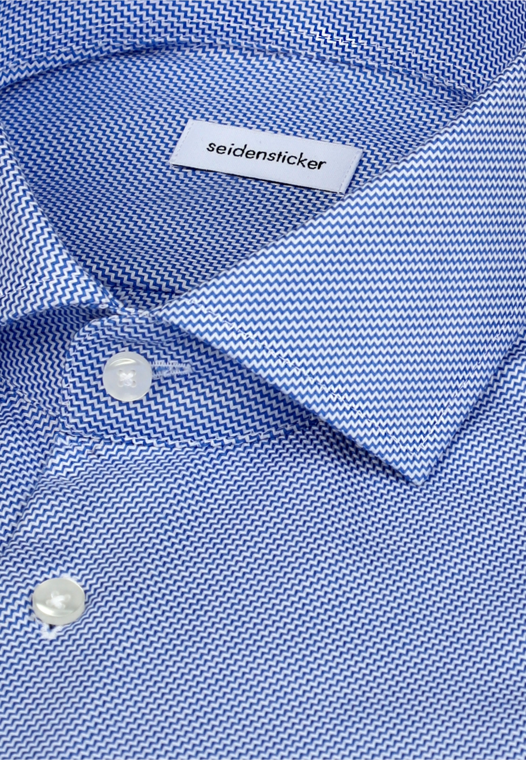 seidensticker Businesshemd »Schwarze Rose« Shaped 1/1 Kentkragen Struktur