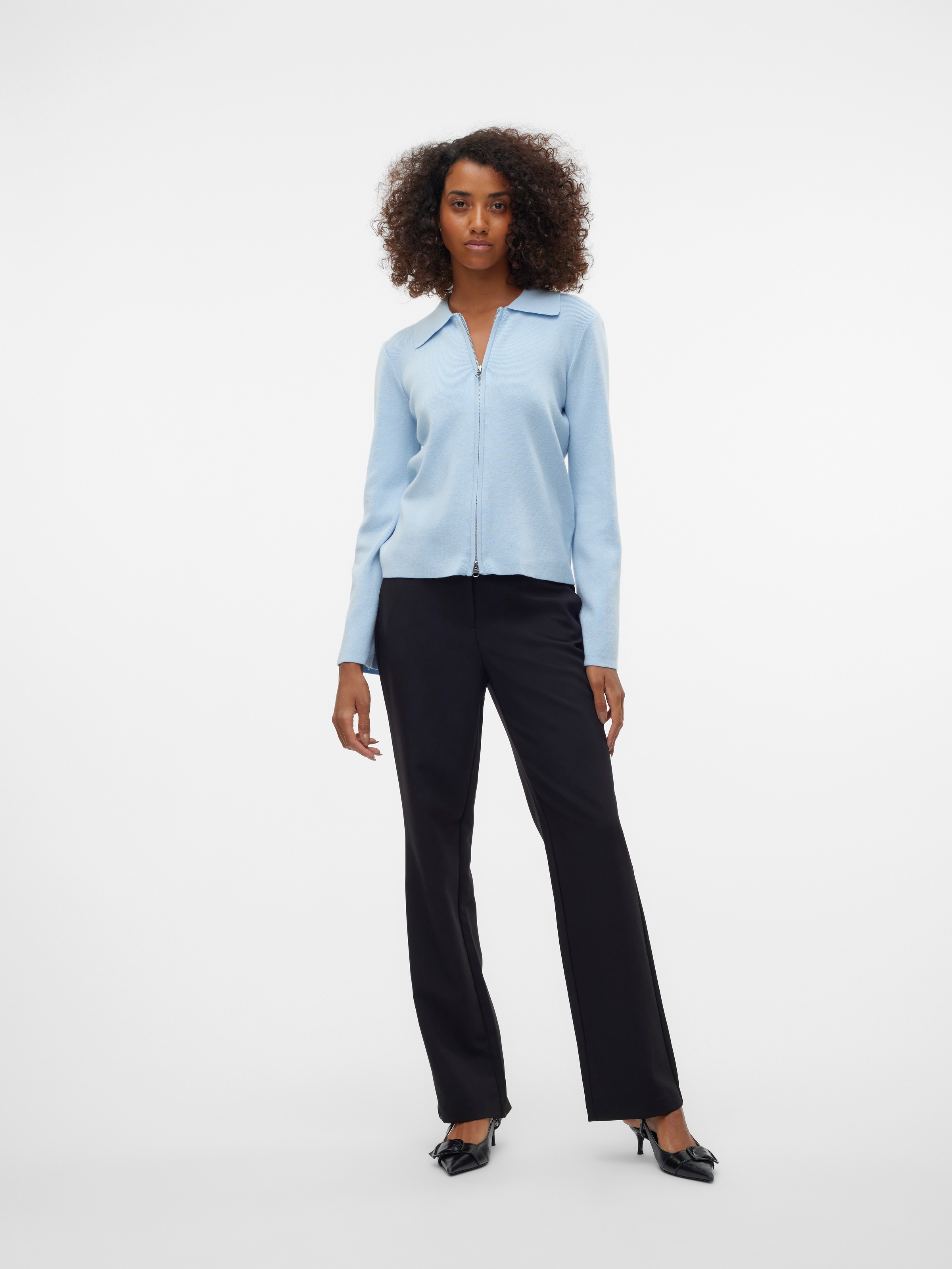 Vero Moda Anzughose »VMCLAIR MW STRAIGHT PANT NOOS«