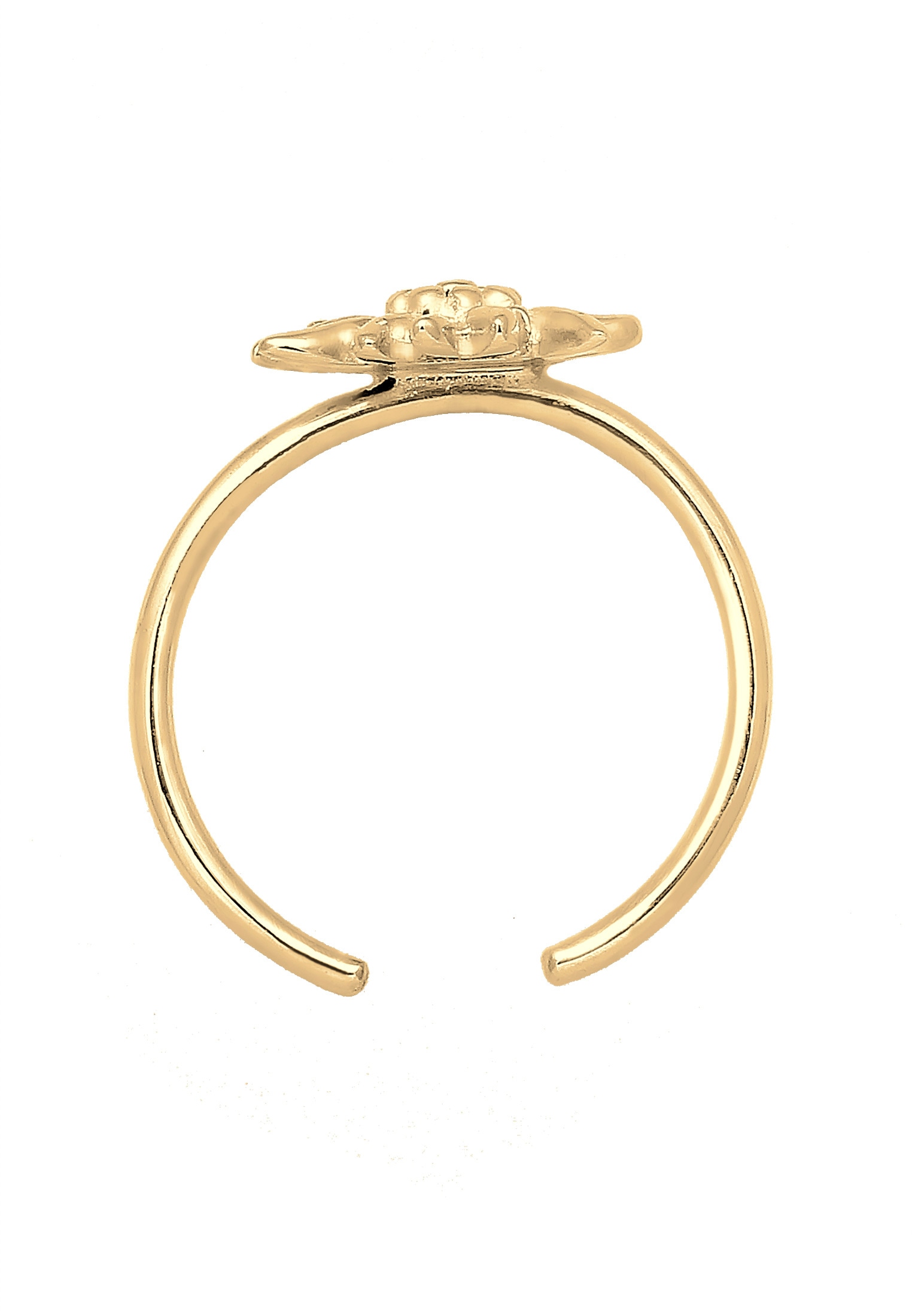 Elli Silberring »Ring Edelweiss Tracht Dirndl Wiesen 925 Sterling Silver«
