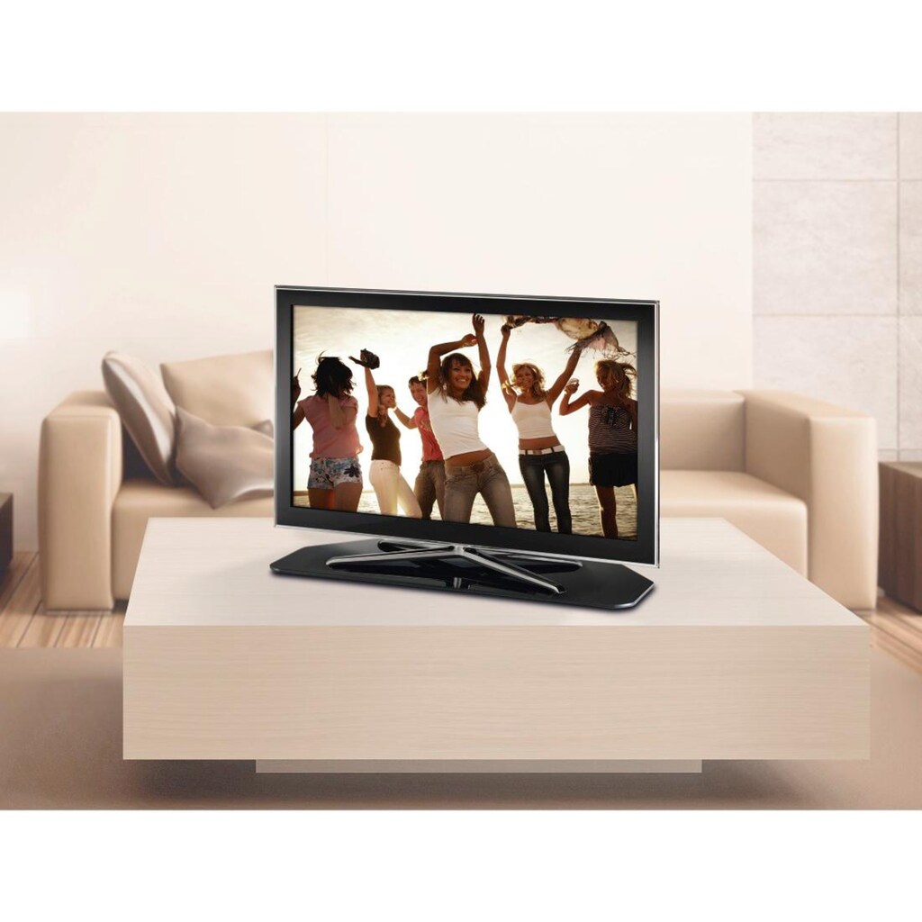 Hama TV-Standfuß »TV-Drehteller, Glas, schwarz, Breite 60 cm, Tiefe 40 cm«