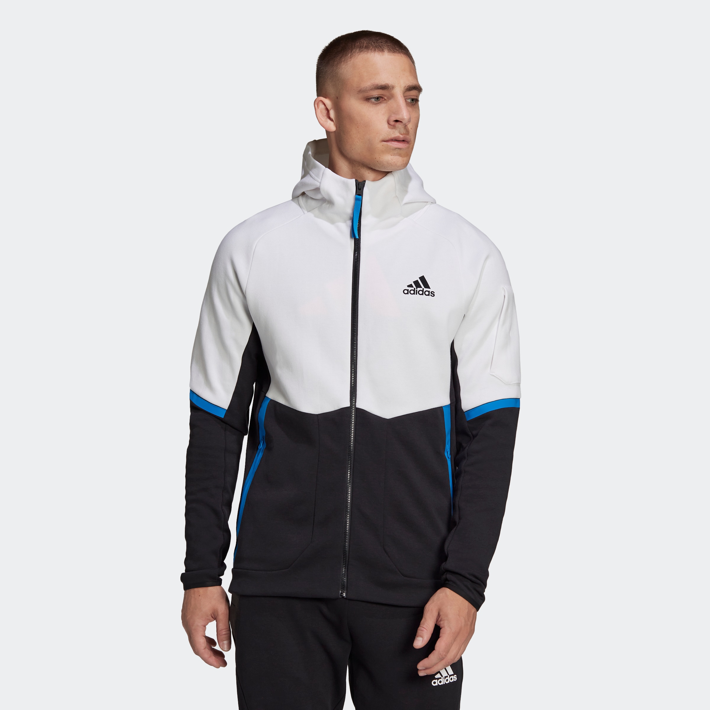 adidas Performance Kapuzensweatjacke »DESIGNED FOR GAMEDAY KAPUZENJACKE«