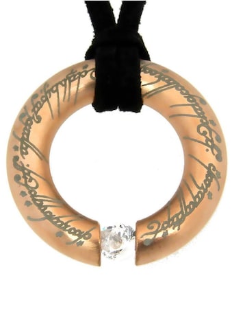 Der Herr der Ringe Kette mit Anhänger »Der Eine Ring Anhänger mit elbische Runen,... kaufen