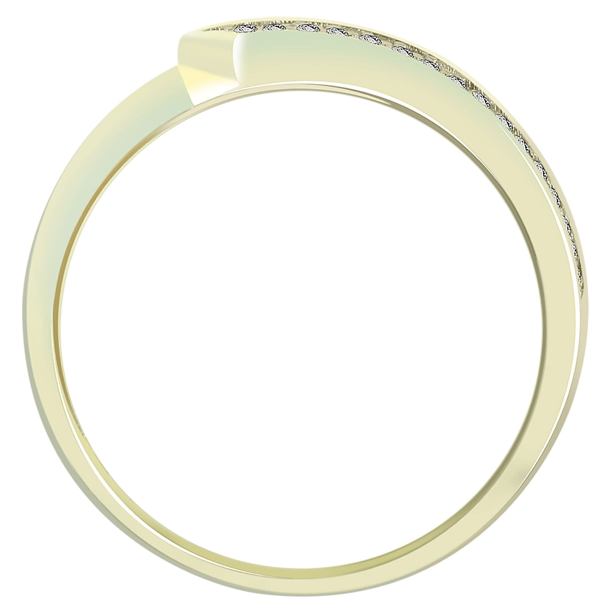 Adelia´s Fingerring »Damen Ring aus 333 Gold mit Zirkonia«