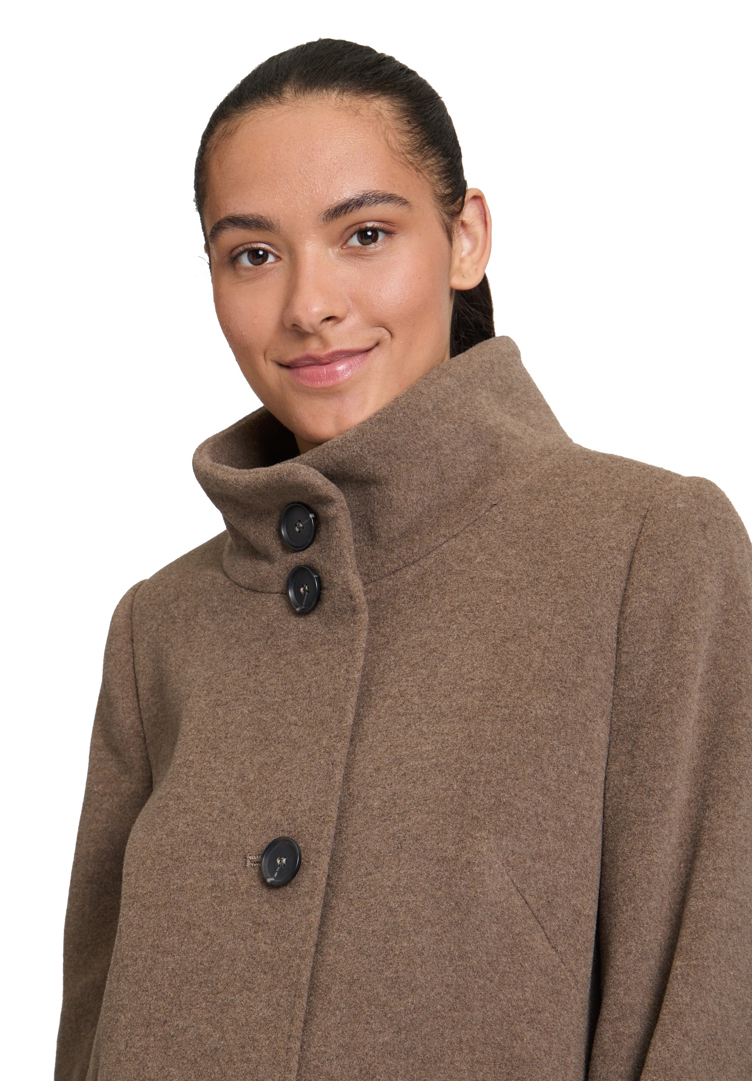 Betty Barclay Wolljacke »Wollmantel mit Kragen«