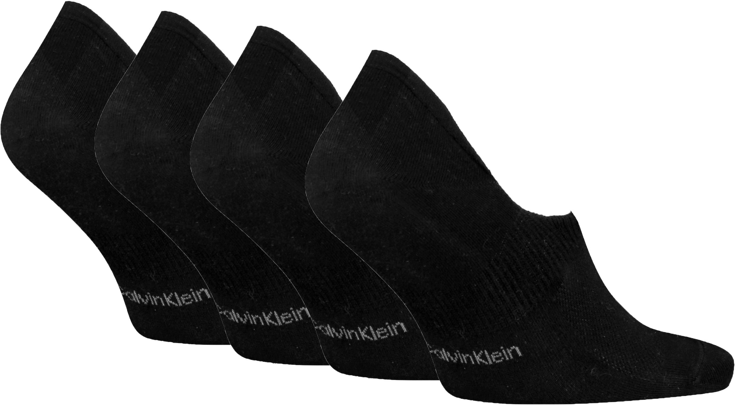 Calvin Klein Füßlinge, (4er-Pack), mit Coolmax-Fasern zur Feutigkeitsregulierung und Atmungsakivität