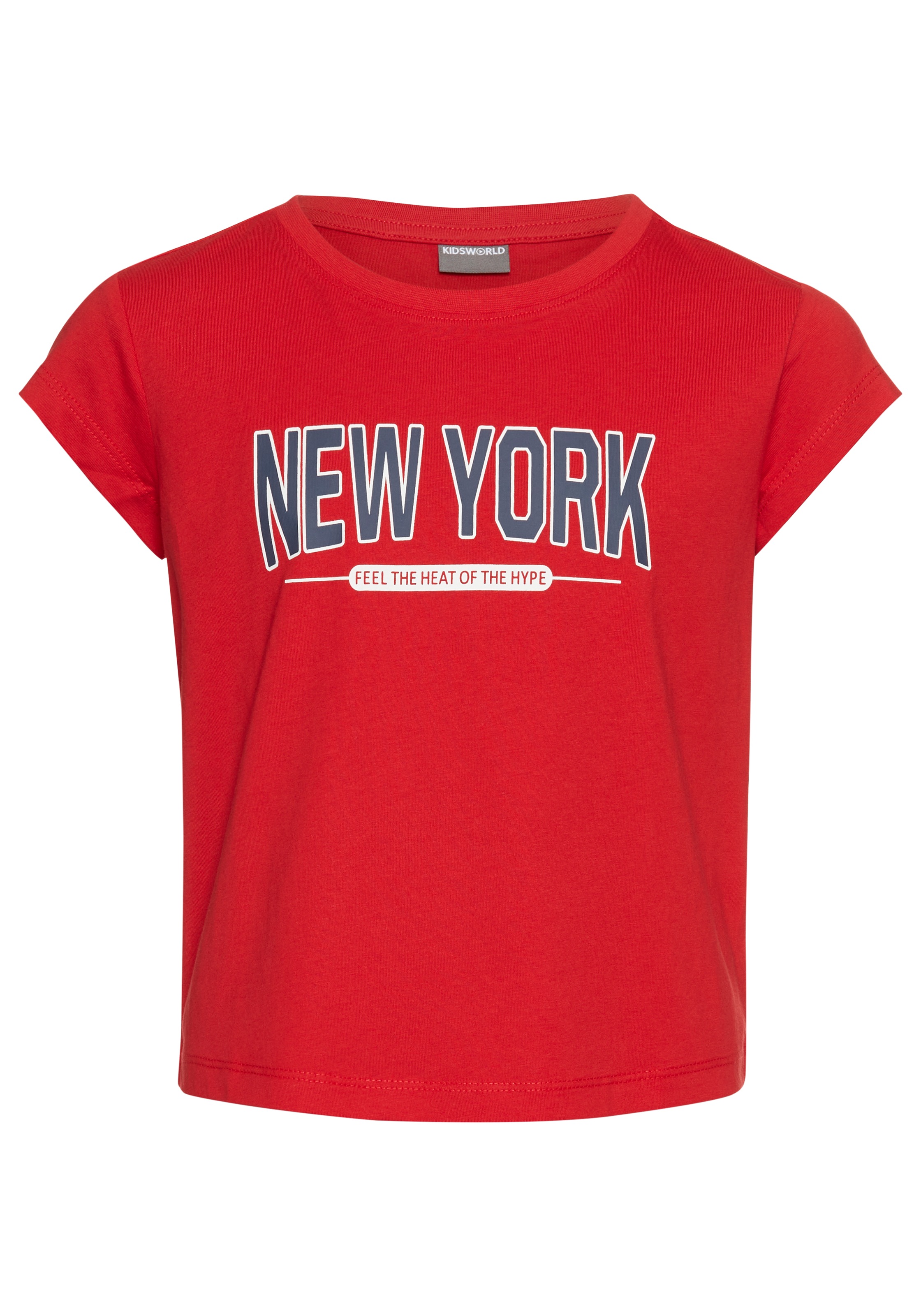 KIDSWORLD T-Shirt »New York - Print«, Kurzarm, gerade Passform, mit stylischem Druck