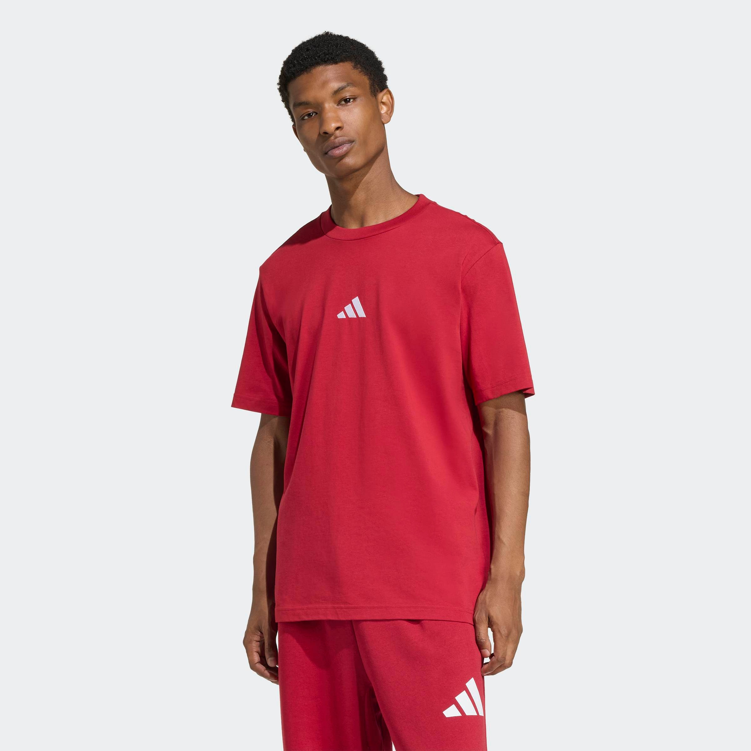 adidas Sportswear T-Shirt »M SL SJ T« sportliches Kurzarmshirt, mit Rundhalsausschnitt