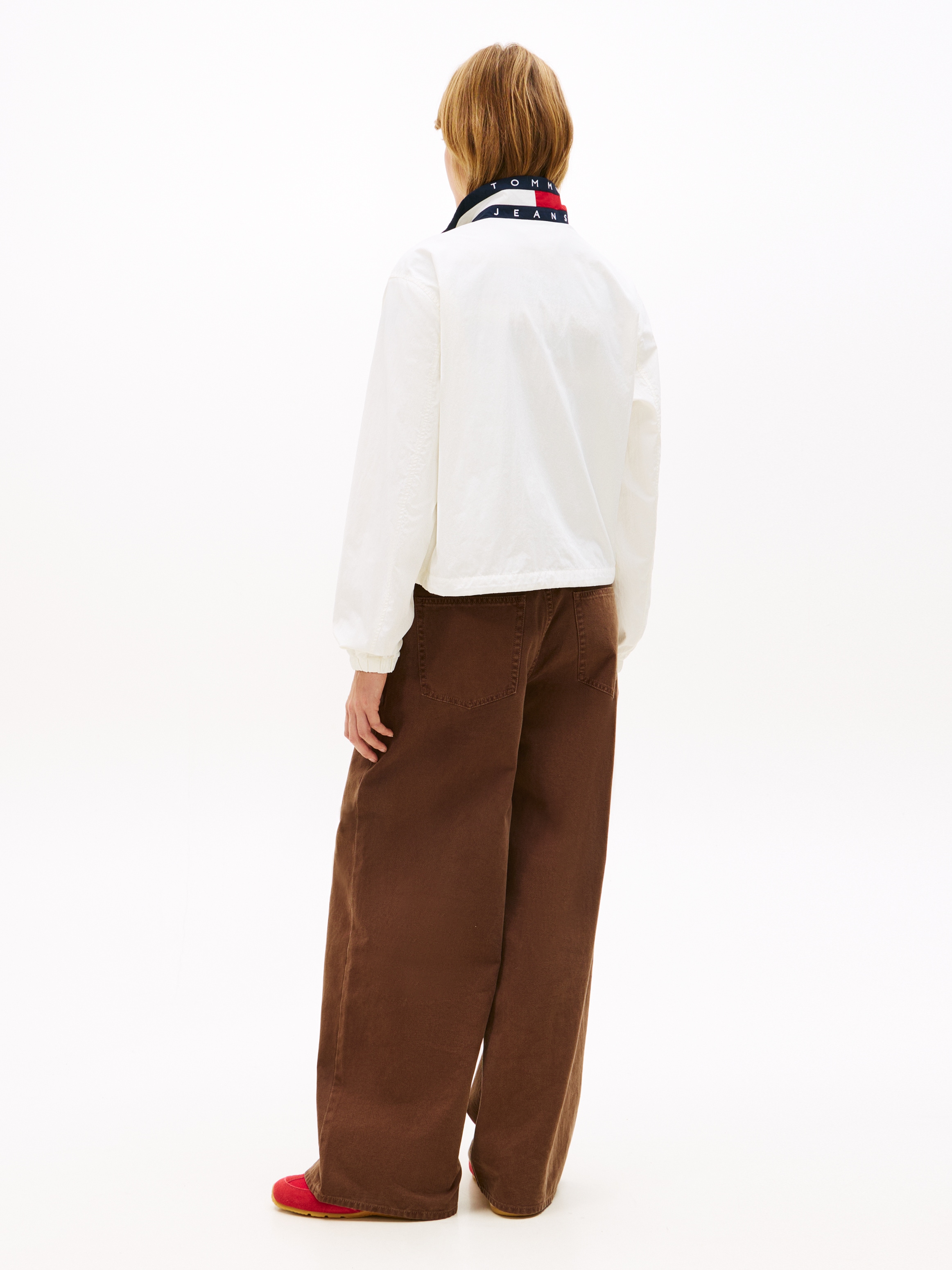 Tommy Jeans Outdoorjacke »TJW ESSENTIAL JACKET EXT« mit kontrastfarbenem Einsatz