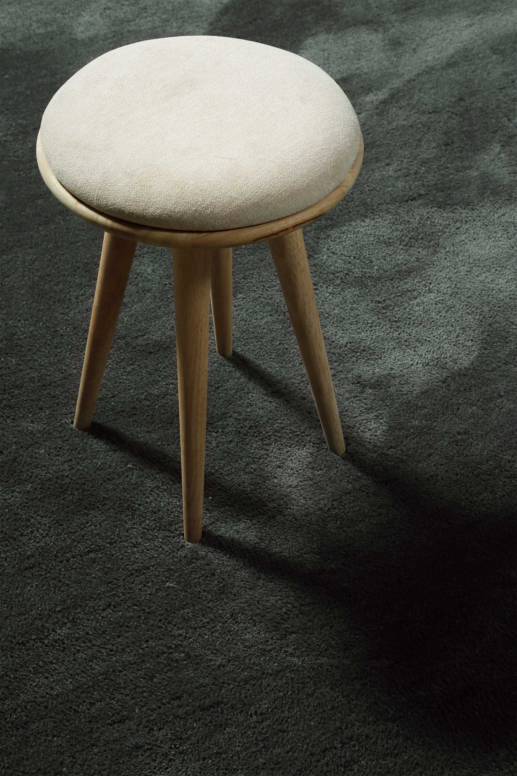 Homie Living »Pisa« rund 25 mm Höhe Hochflor, Microfaser, uni, weich, Shaggy, Wohnzimmer, Schlafzimmer