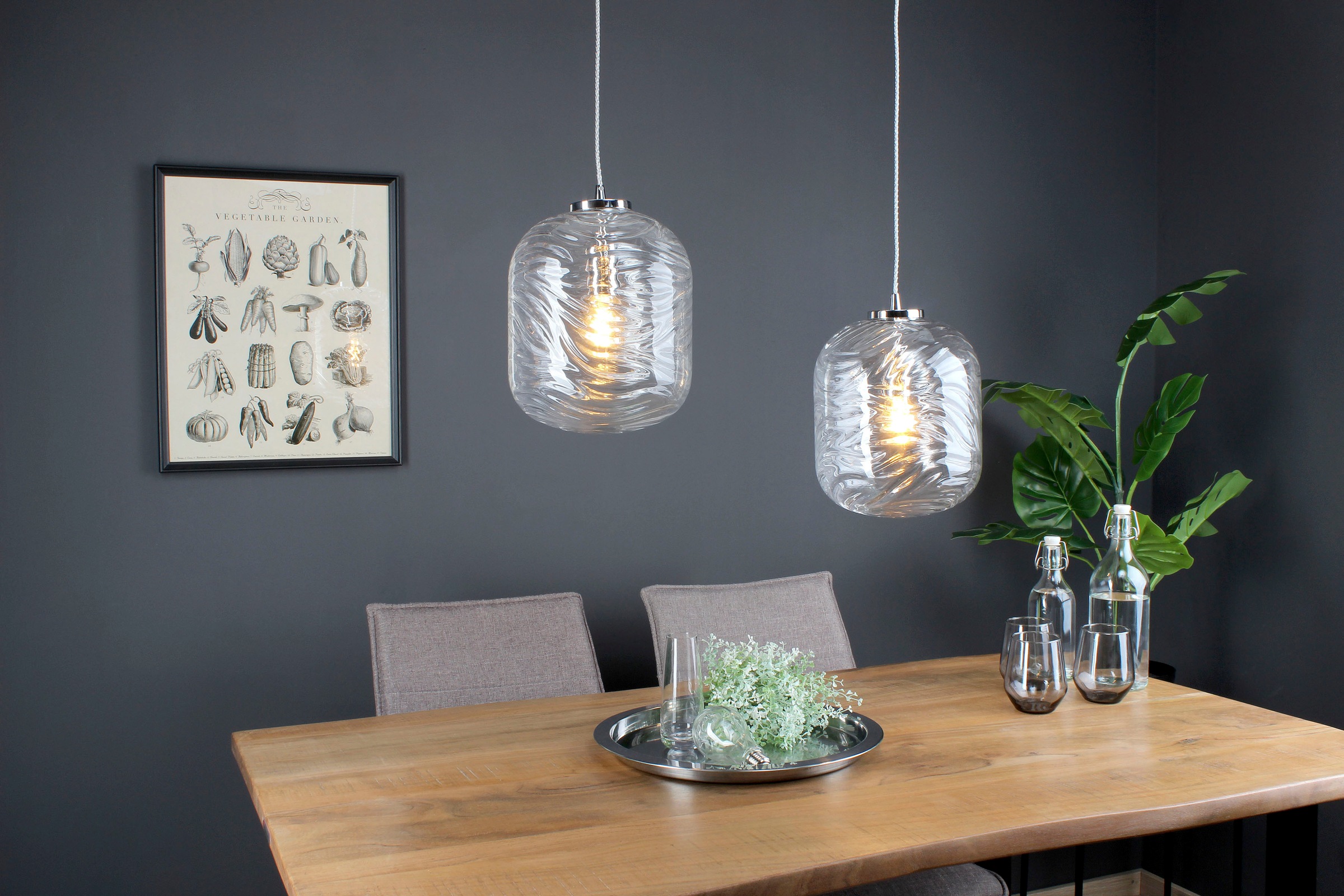 ECO-LIGHT Pendelleuchte »Nereide«, Leuchtmittel E27 | ohne Leuchtmittel