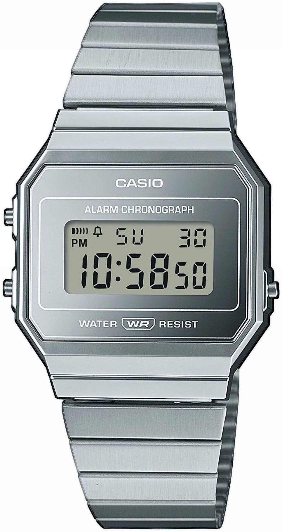 CASIO VINTAGE Chronograph, Quarzuhr, Armbanduhr,Damenuhr,Herrenuhr,Digitaluhr, Edelstahlarmband