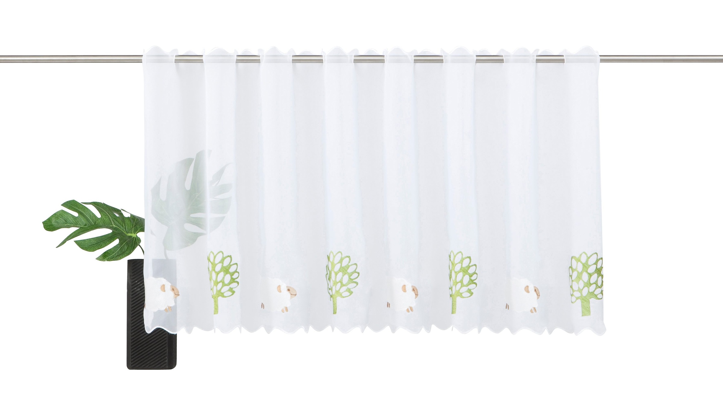 Gerster Scheibengardine »Schäfchen«, HxB: 50x150