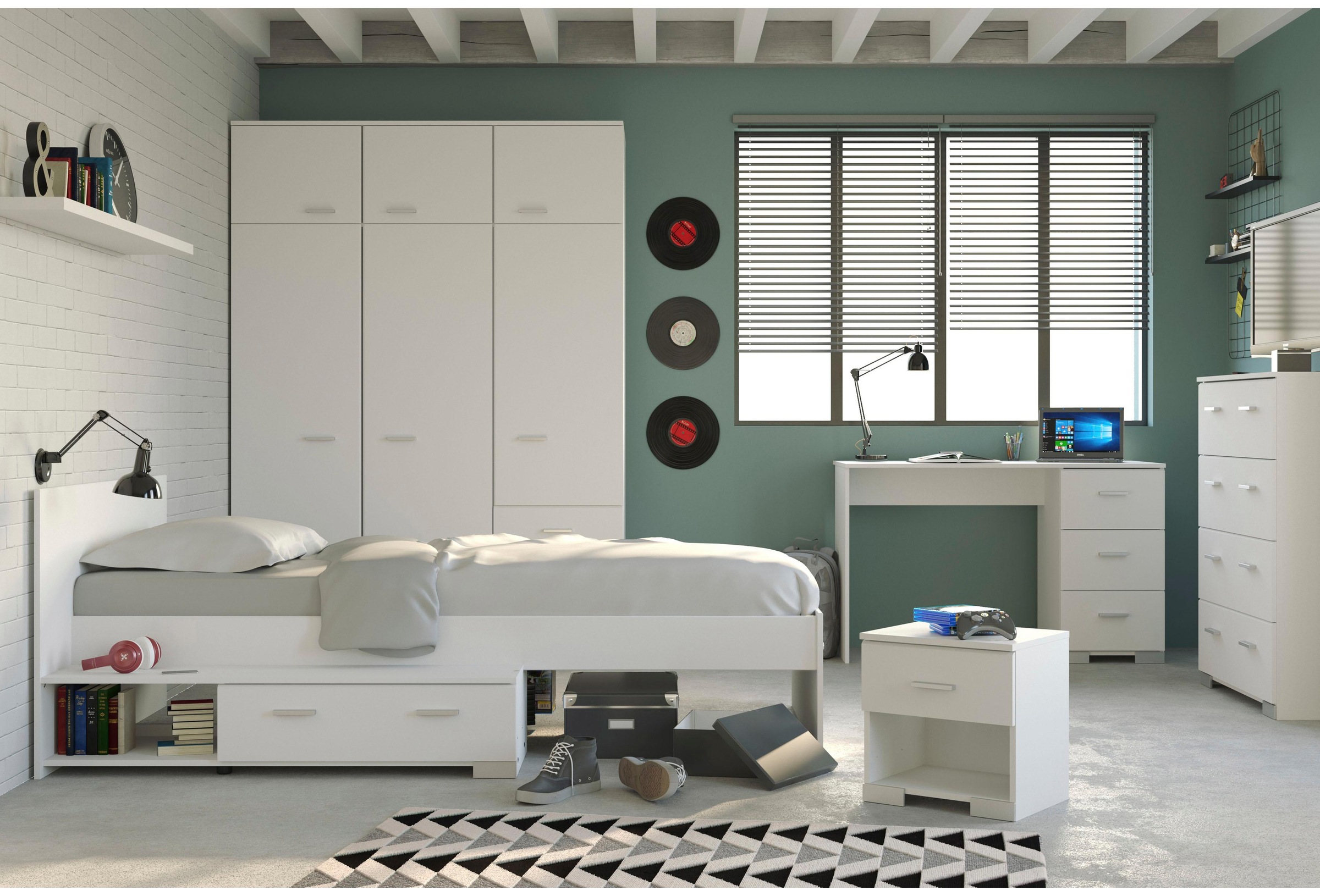 Parisot Jugendzimmer-Set »Galaxy«, (Set, 5 tlg.)