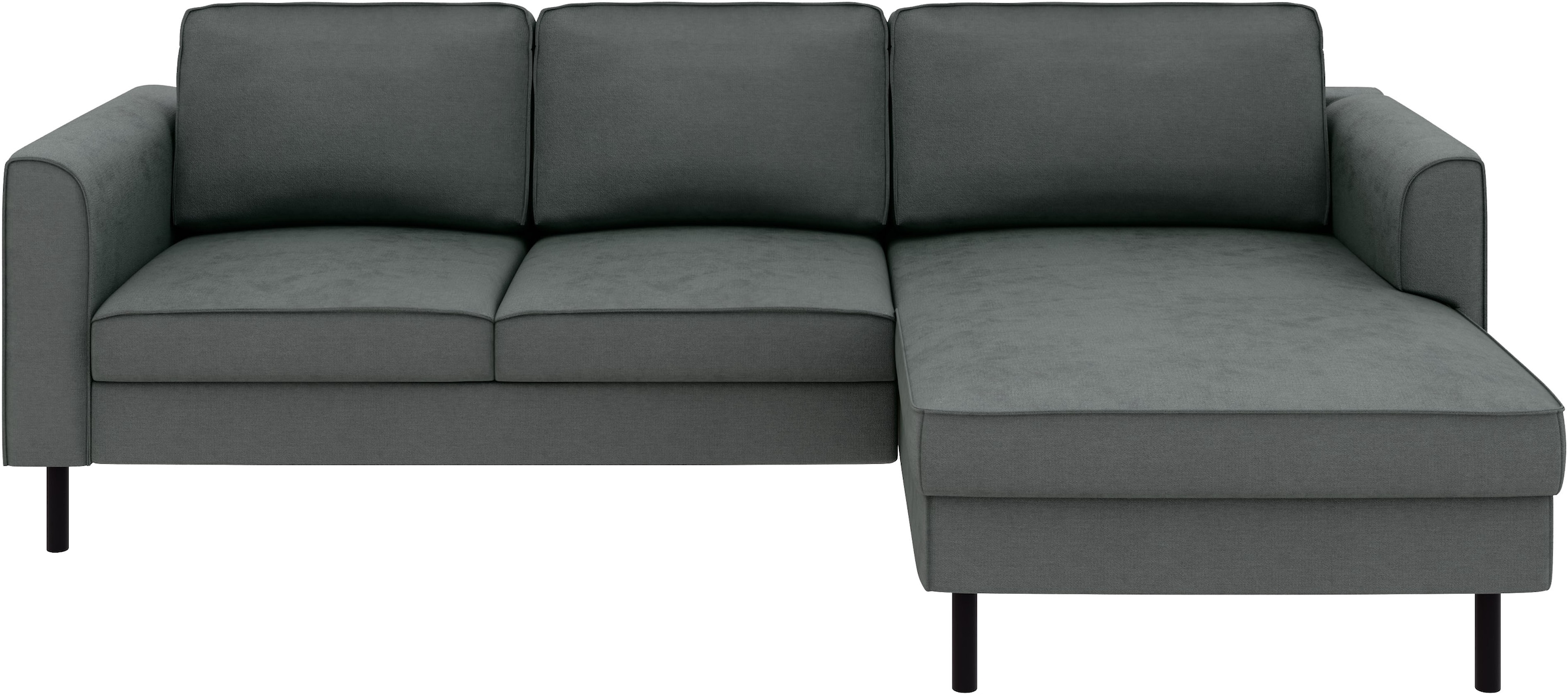 Home affaire Ecksofa »Booster Couch wahlweise mit Schlaffunktion und Bettkasten-auch in Cord«, Recamiere beidseitig montierbar, Sofa in L-Form, 232 cm