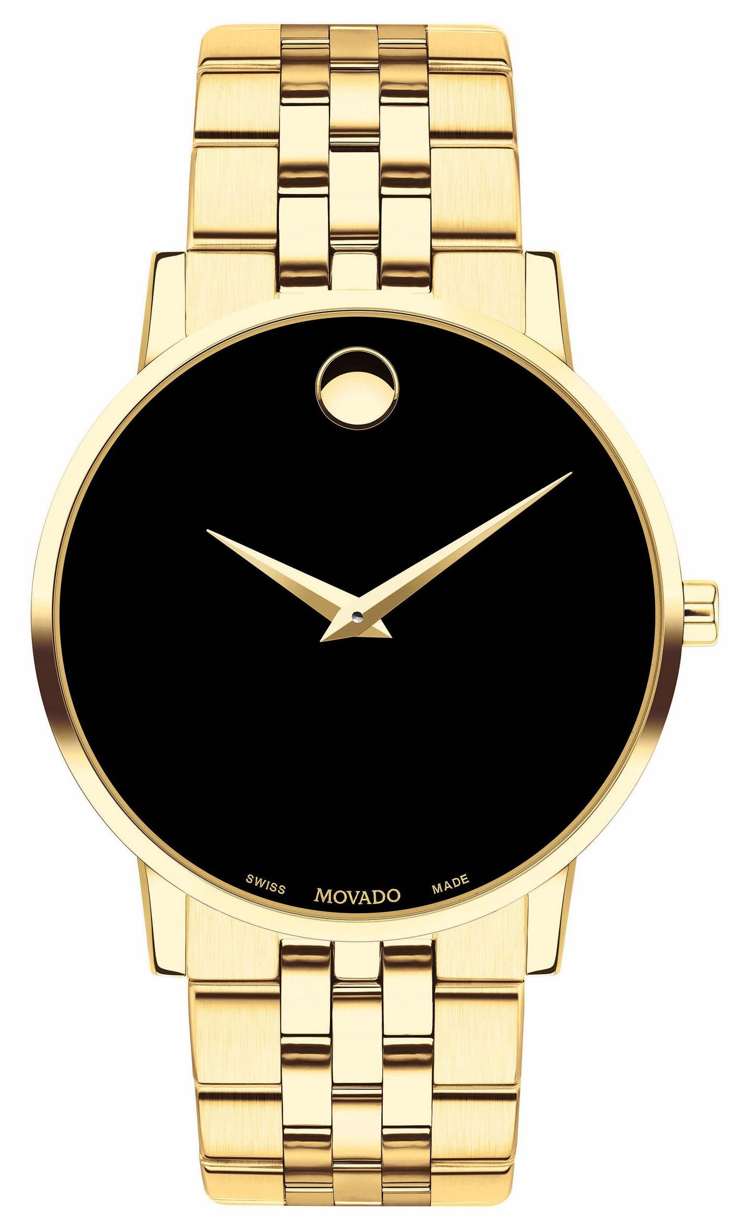 MOVADO Schweizer Uhr »MUSEUM, 607203«, Quarzuhr, Armbanduhr, Herrenuhr, Swiss Made, Saphirglas