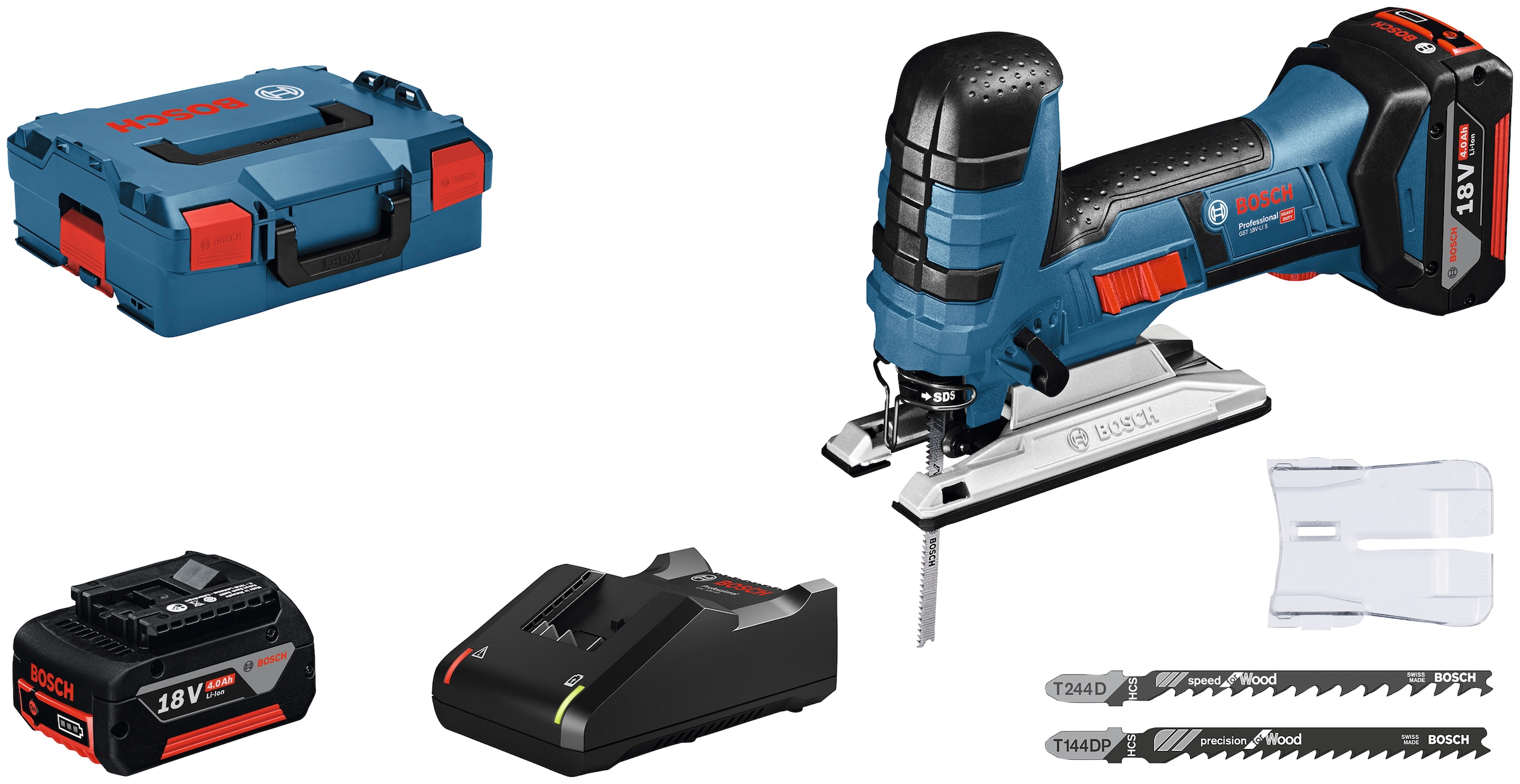 Bosch Professional Stichsäge »GST 18V-LI S«, (Set), 18 V, mit Akku und Ladegerät kaufen