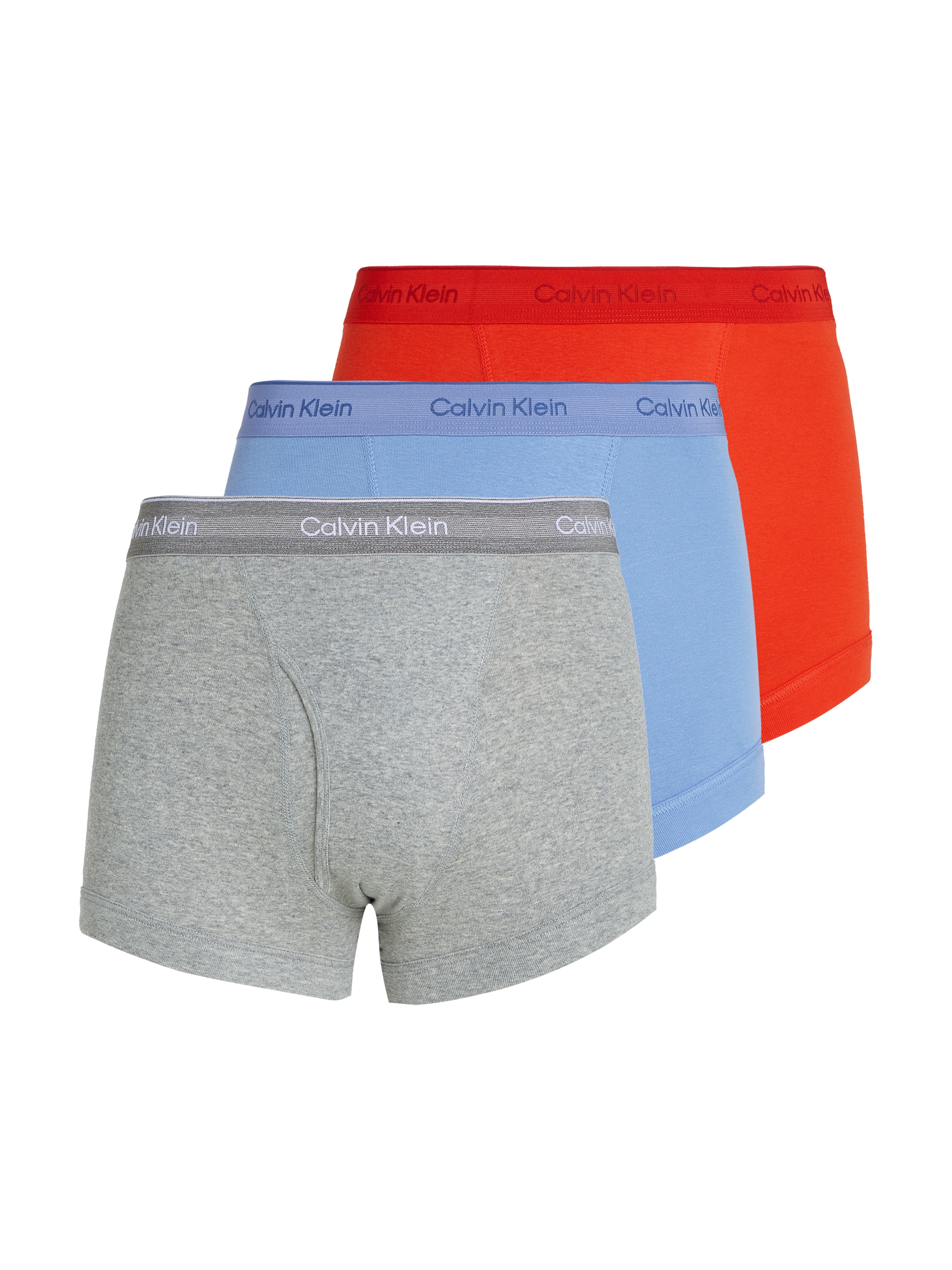 Calvin Klein Underwear Trunk »TRUNK 3PK« Packung in grau, Größe L (52)
