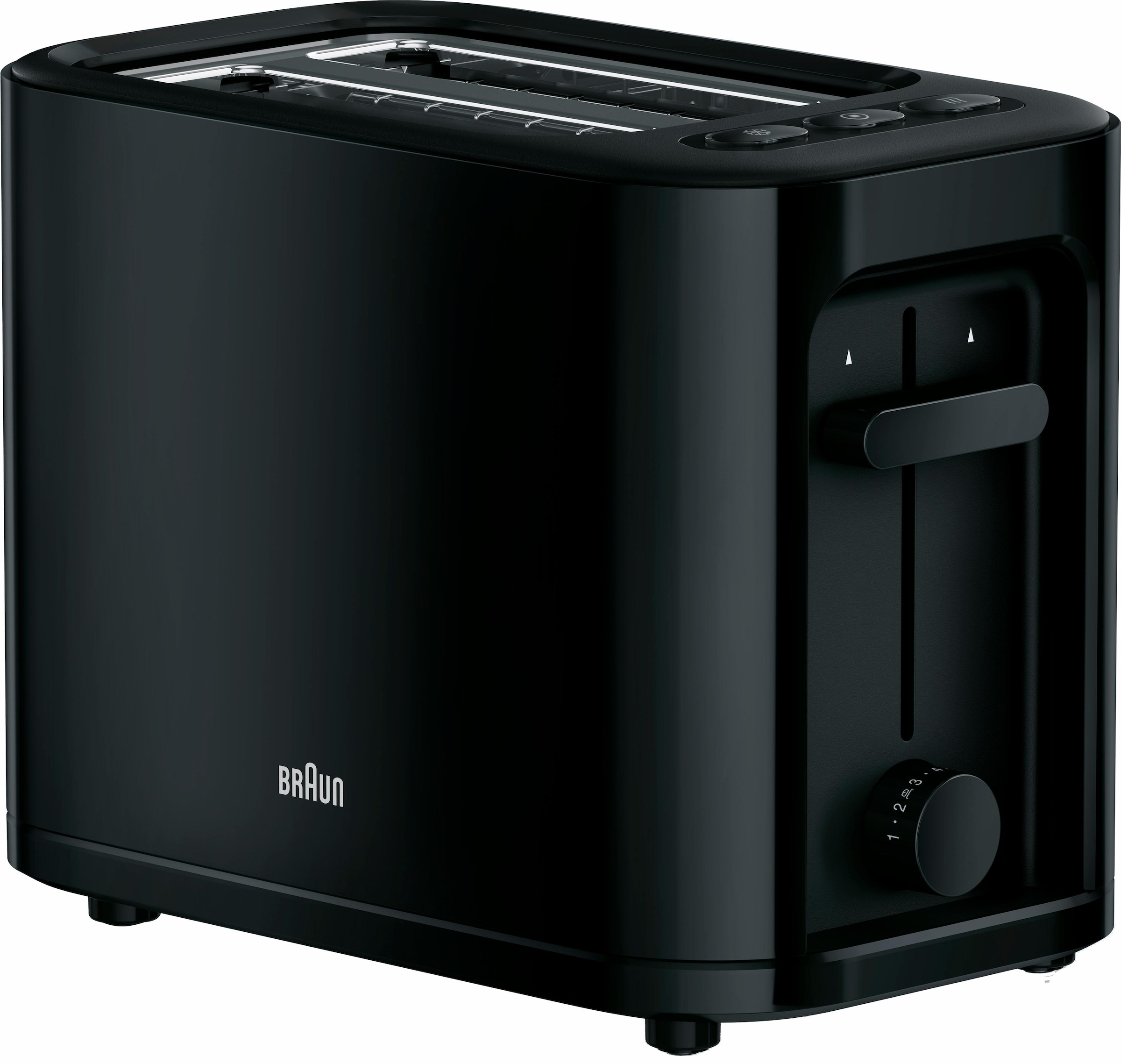 Braun Toaster »HT 3010 BK«, 2 kurze Schlitze, für 2 Scheiben, 1000 W