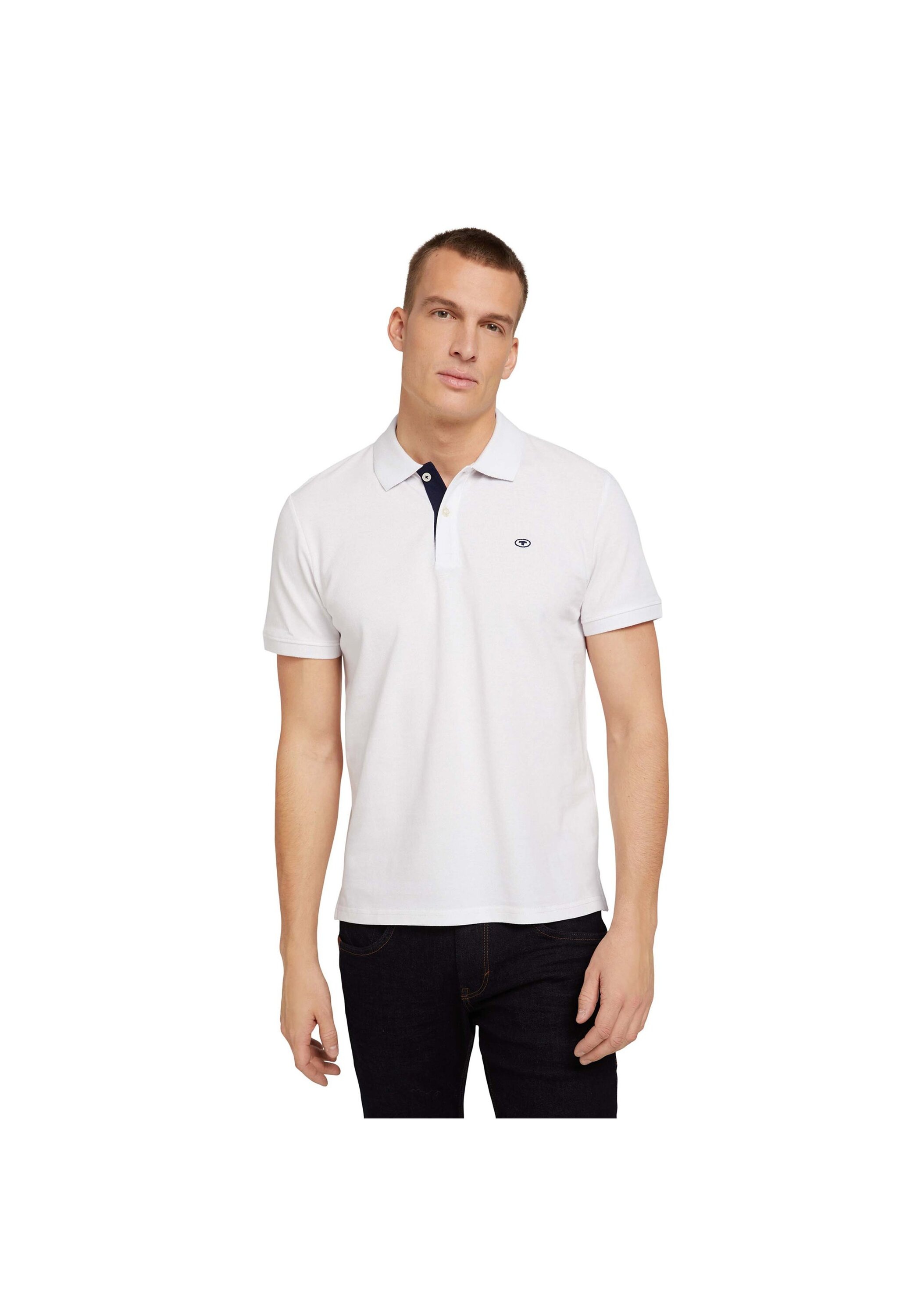 TOM TAILOR Poloshirt »Poloshirt Basic Polo With Contrast 3er Pack« 3