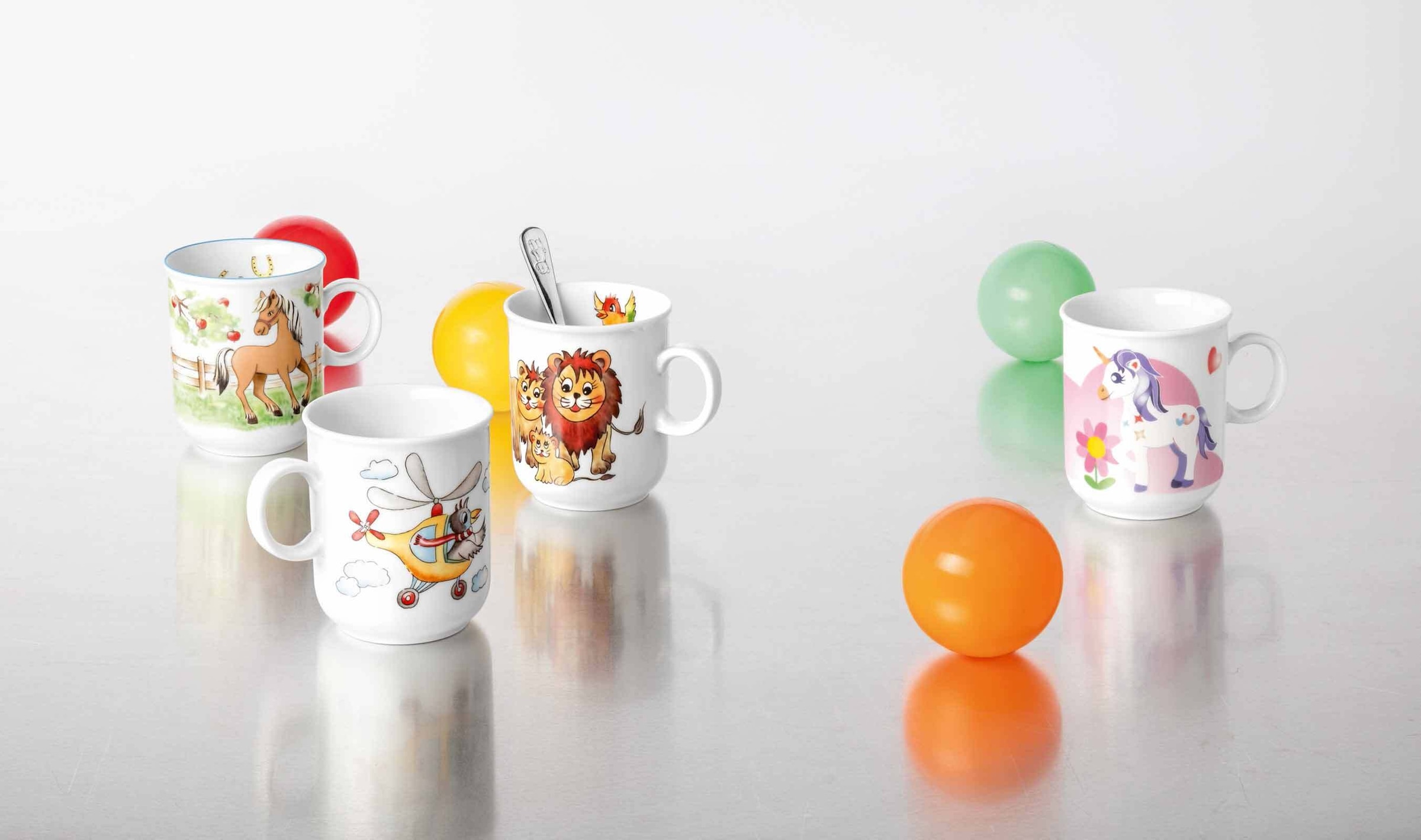 Seltmann Weiden Kindergeschirr-Set »Kindergeschirr Set Compact Mein kleines Einhorn bunt«