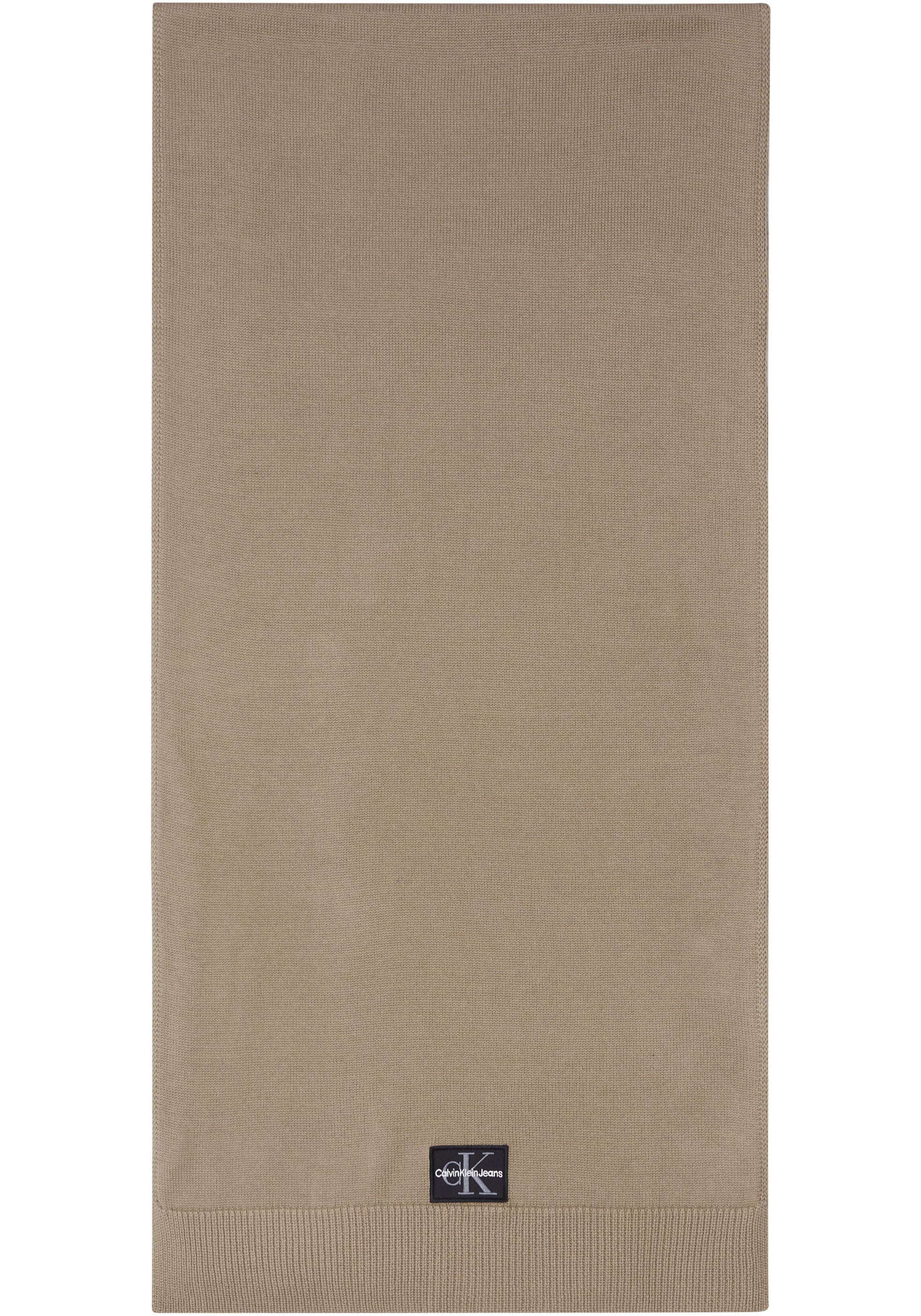 Calvin Klein Jeans Schal »MONO LOGO PATCH SCARF«, mit Logopatch