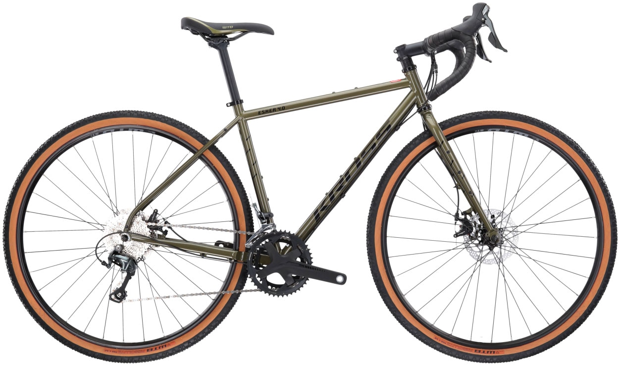 Kross Gravelbike »KROSS Gravelbike Esker 4.0 28" grün« 20 Gang Shimano TIAGRA 4700 Schaltwerk Kettenschaltung in grün, Größe 28 Zoll (71,12 cm)...
