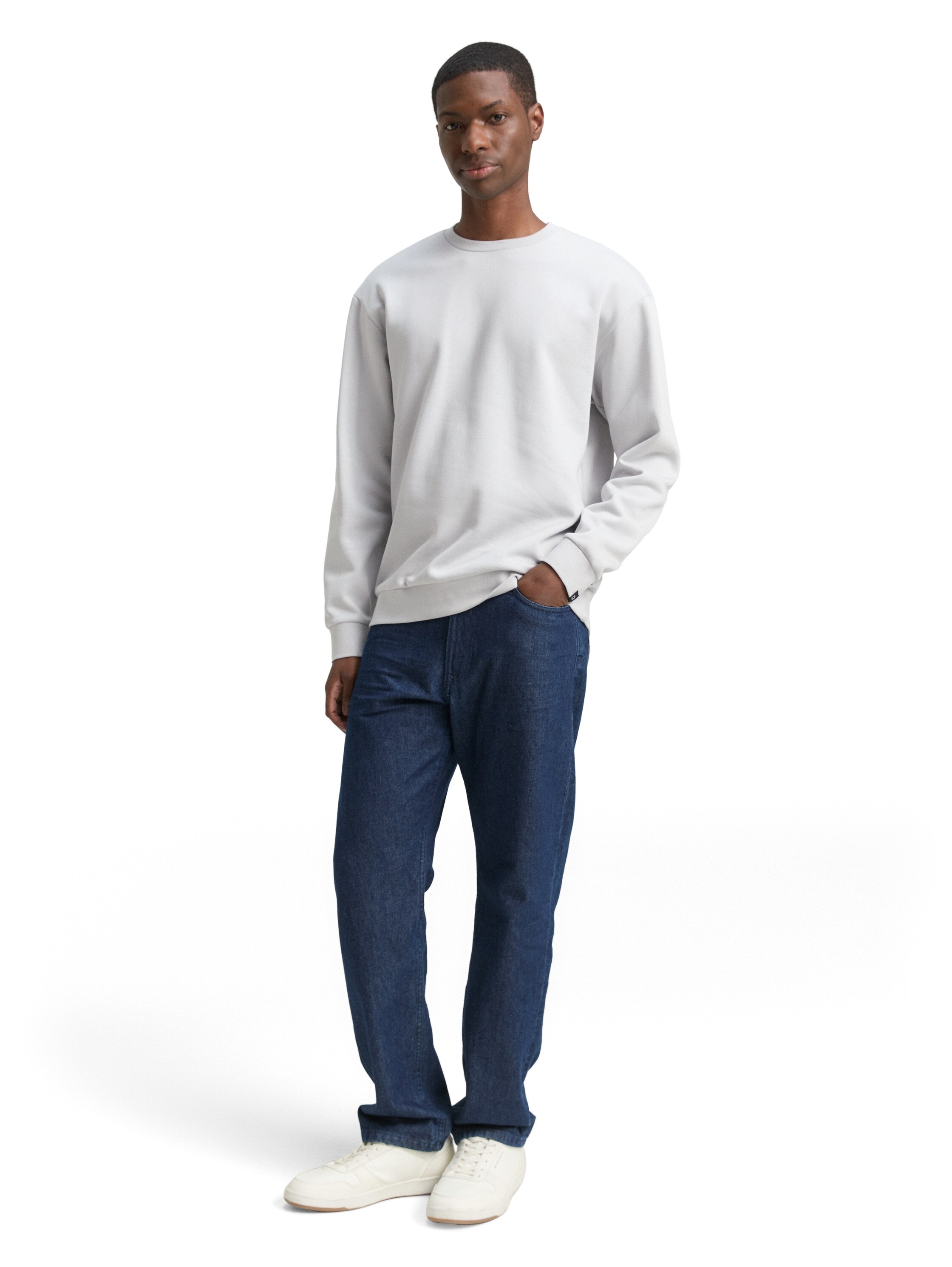 TOM TAILOR Denim Sweatshirt , mit Logo Stickerei
