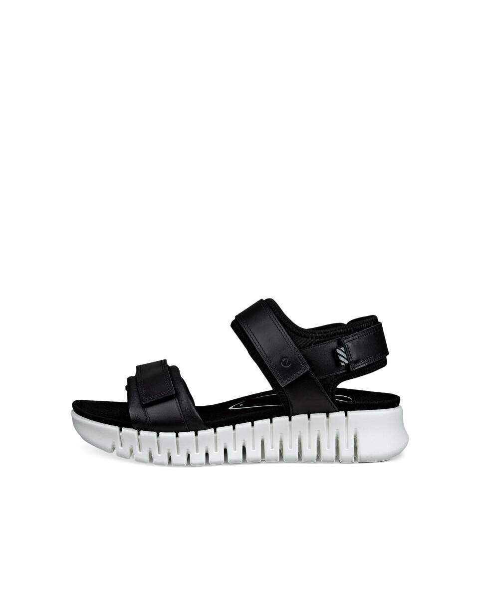 Ecco Sandalette »ECCO GRUUV SOL W«, Plateau, Sommerschuh, Sandalette mit praktischem Klettverschluss