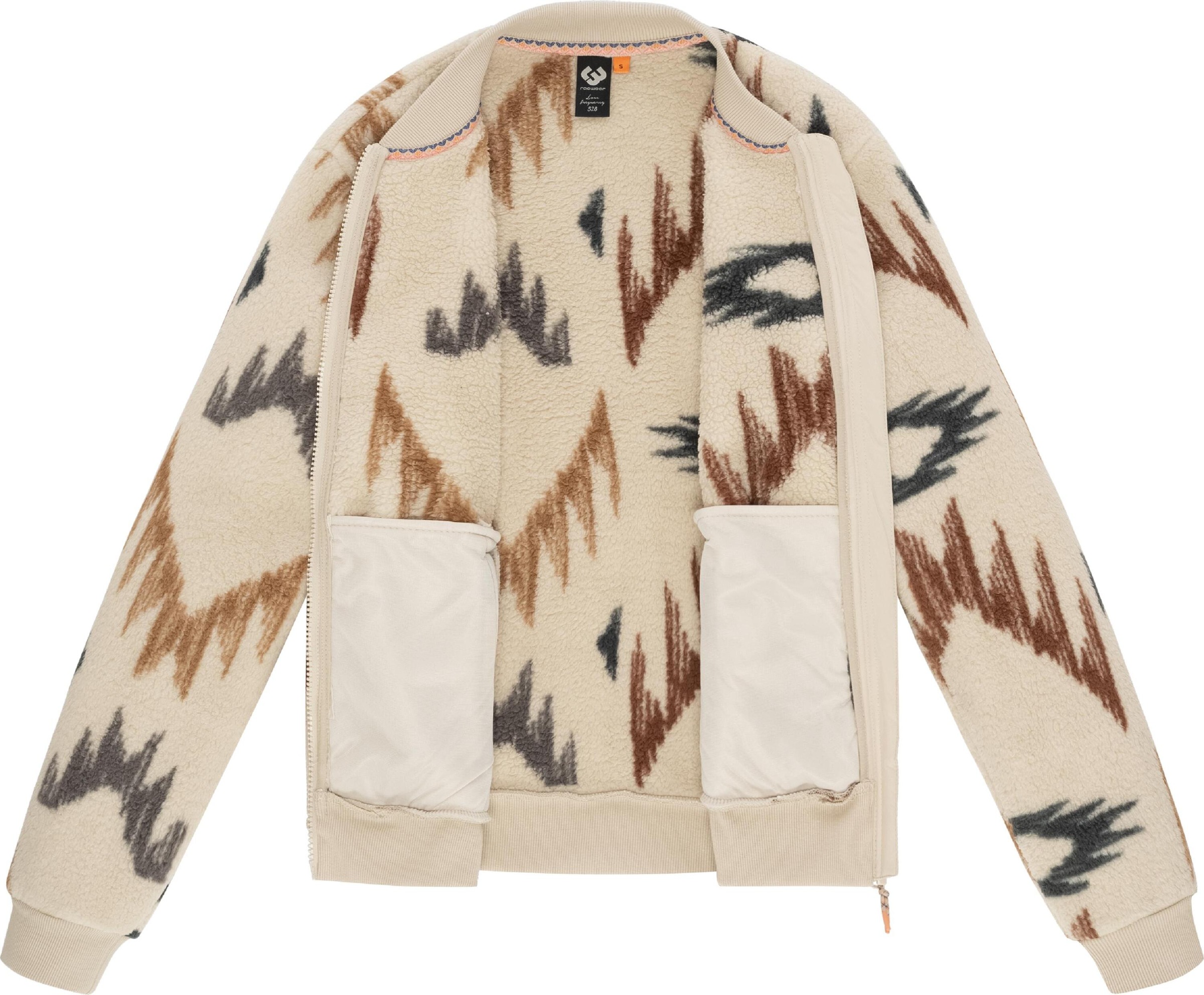 Ragwear Kapuzensweatjacke »Plüschjacke Cairro Aztec«