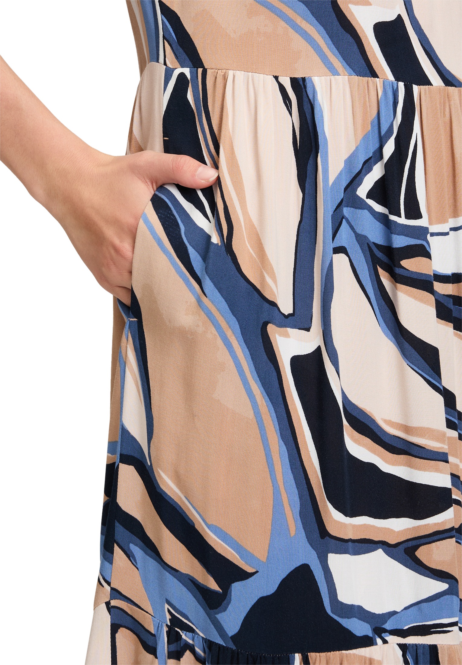 Betty&Co Sommerkleid »Sommerkleid mit Stufenrock«