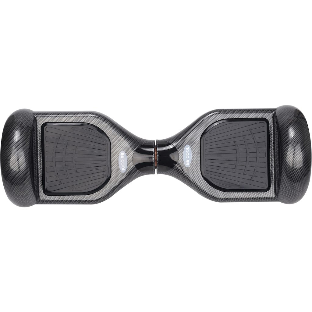 be cool Balance Scooter »6,5“ Carbon inkl. Rucksack und Sound-Dot«, 12 km/h, 10 km