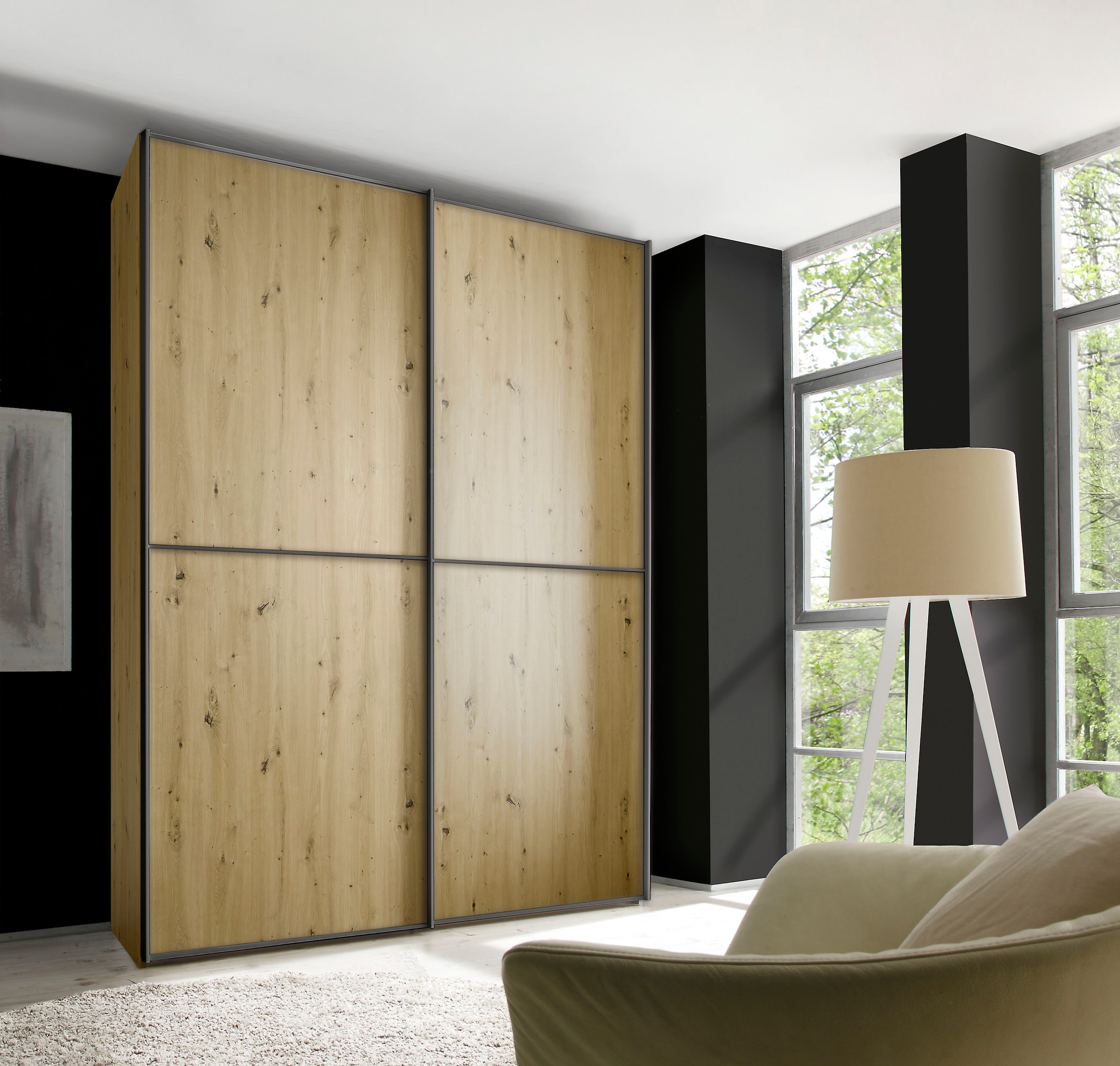 STAUD Schwebetürenschrank »Sinfonie Plus, edles Design in hochwertiger Qualität, Made in Germany« Mit vier verschiedenen Ausstattungsvarianten