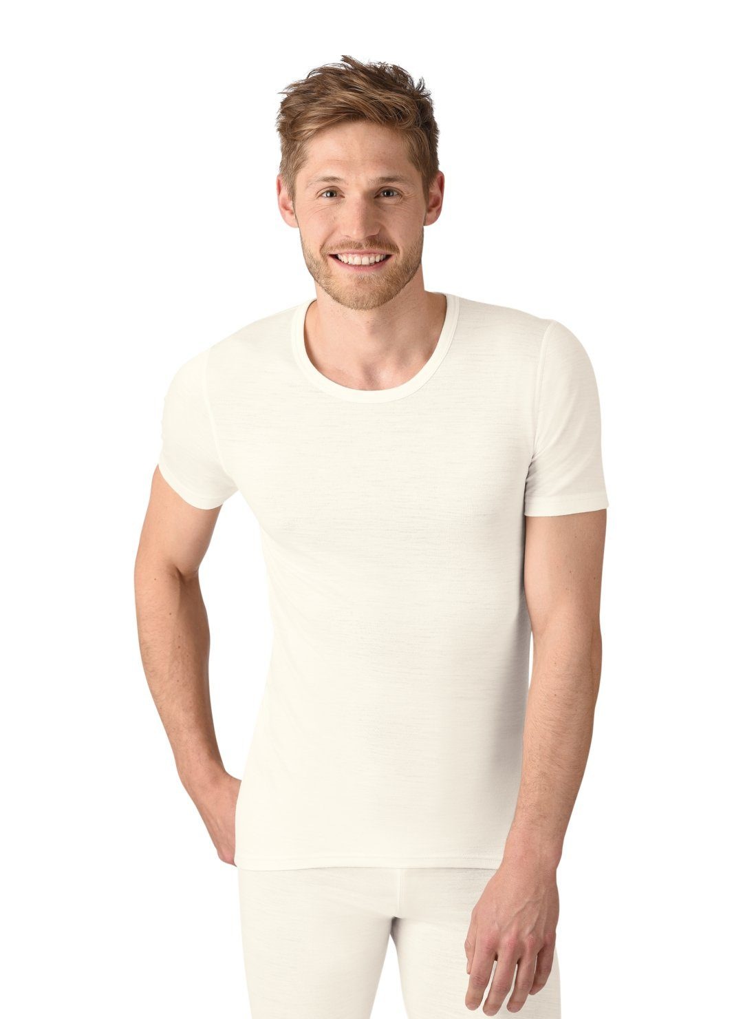 Trigema T-Shirt, aus Merinowolle