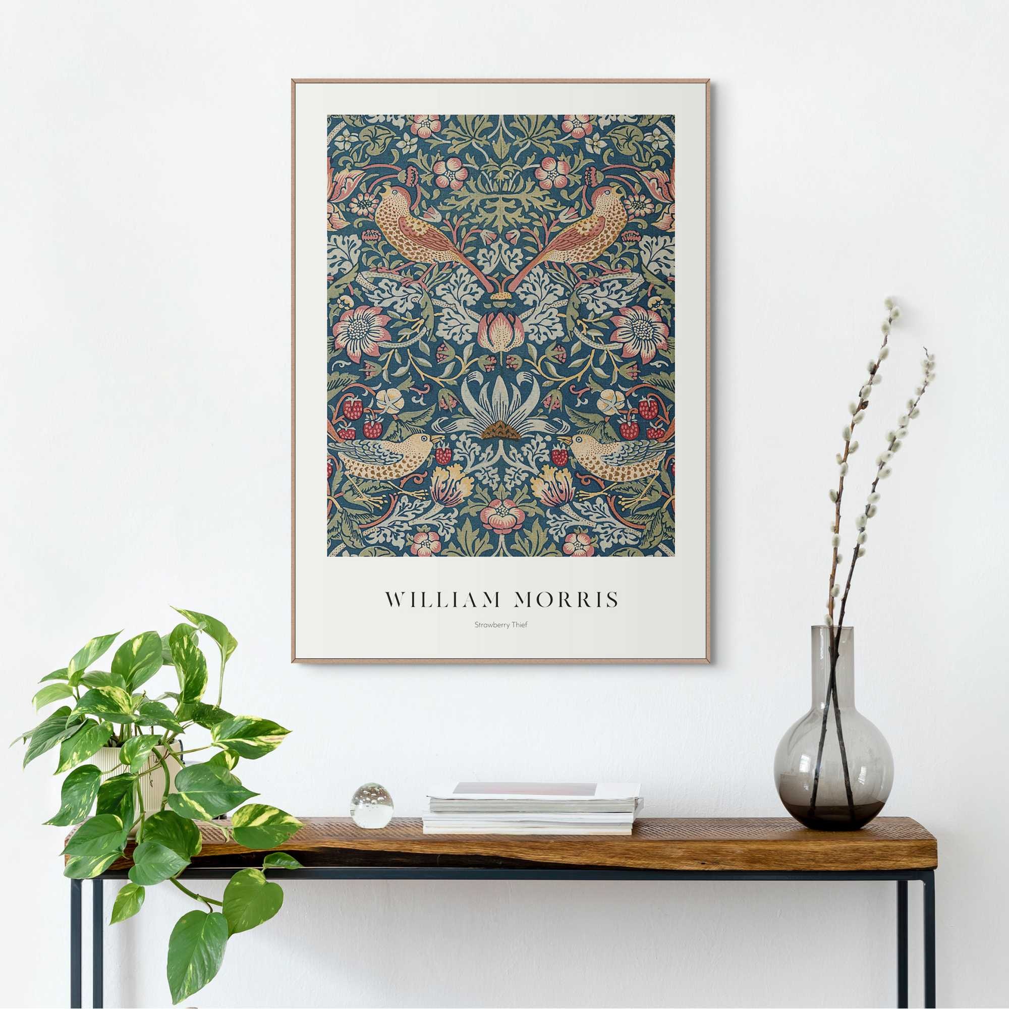 Poster »William Morris - strawberry thief«