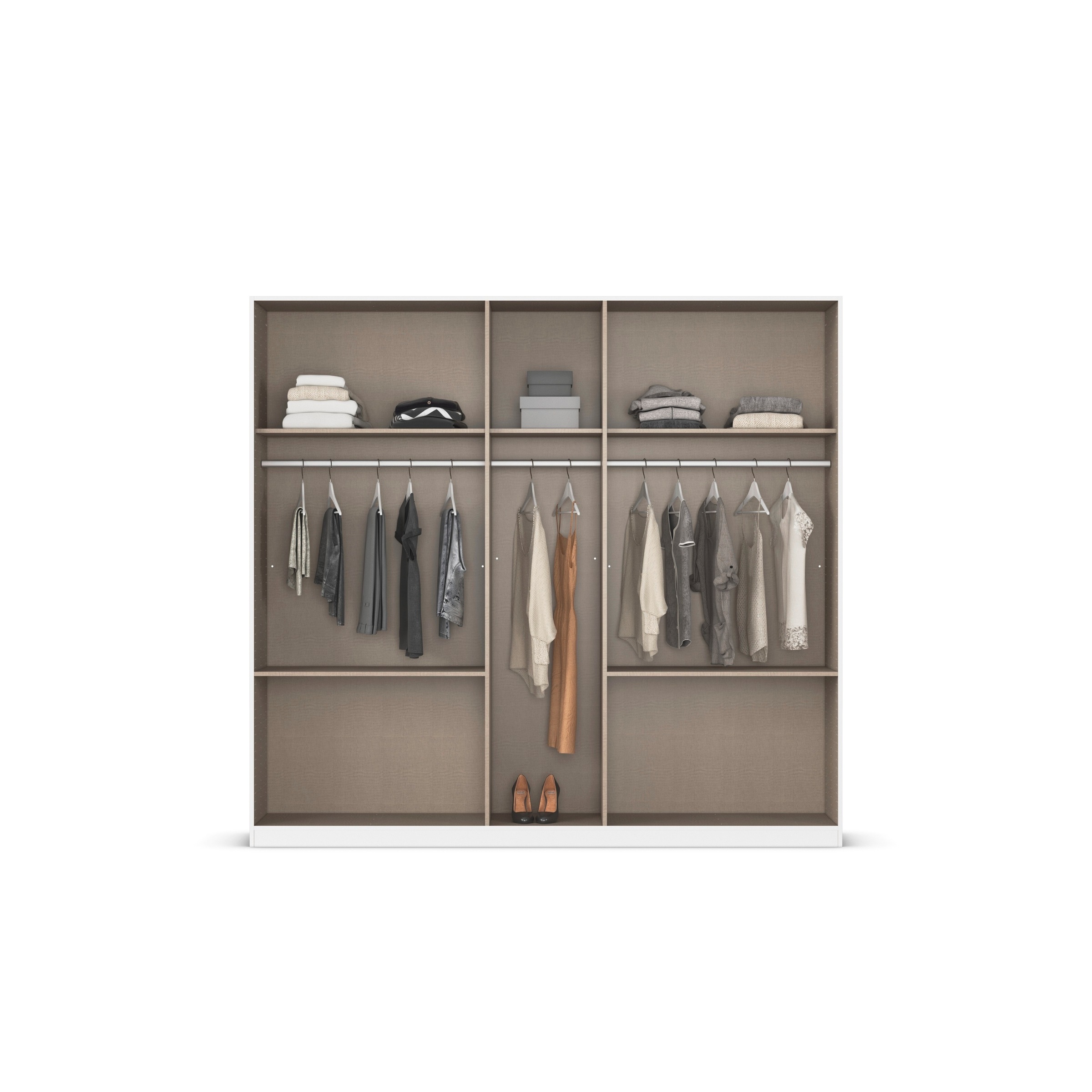 rauch Kleiderschrank »Koda«, (oberer Schubkasten mit praktischer Inneneinteilung), mit symmetrisch angeordneten Schubladen MADE IN GERMANY