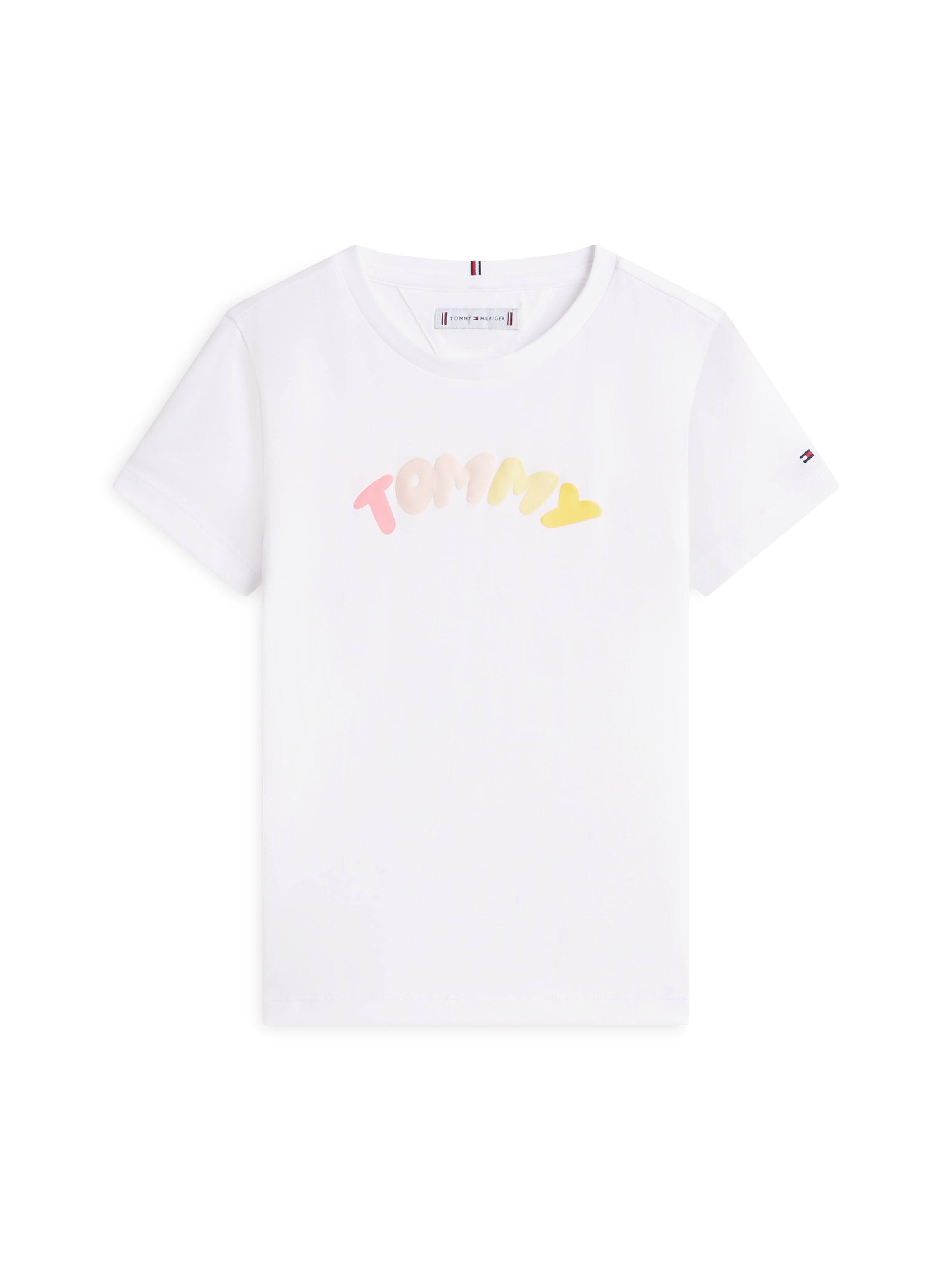Tommy Hilfiger T-Shirt »TOMMY PUFF PRINT TEE SS« Kinder bis 16 Jahre, regular fit