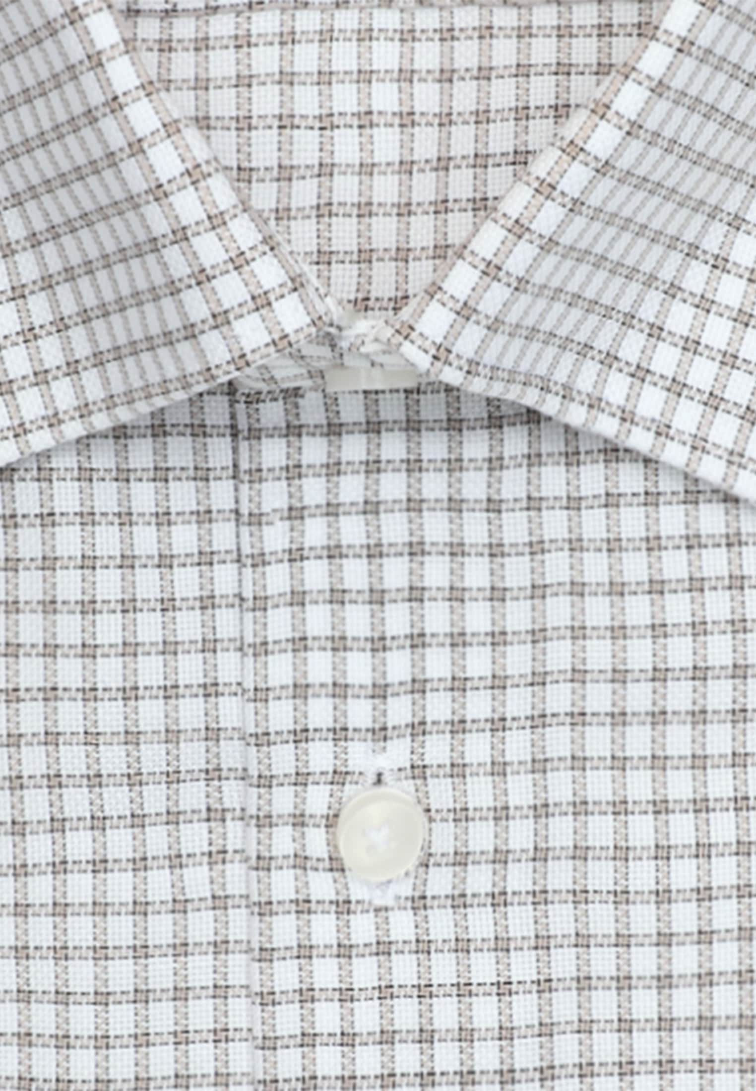 seidensticker Businesshemd »Schwarze Rose« Comfort 1/2 Covered-Button-Down-Kragen Karo